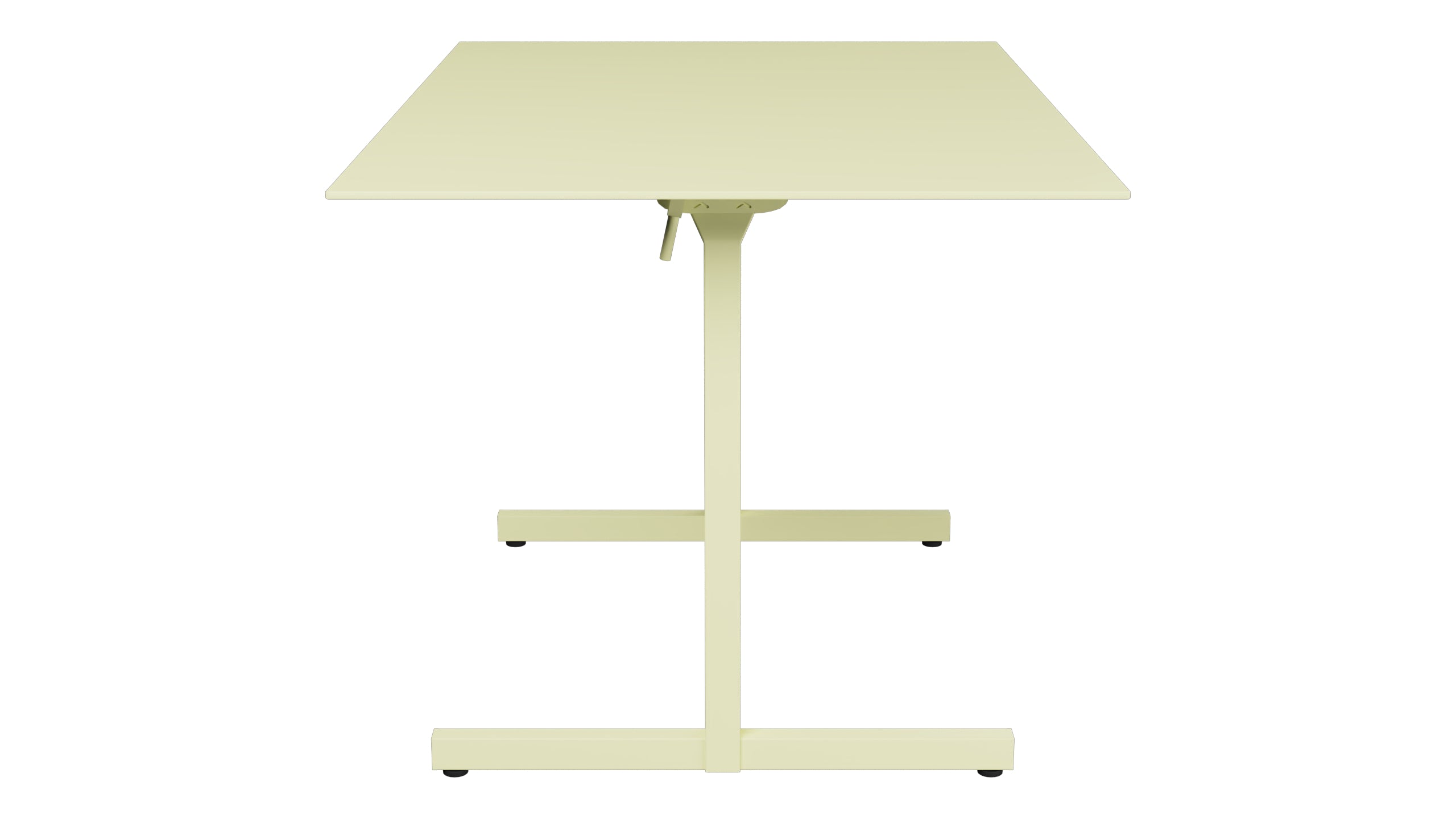 Luzern Glasfaser-Gartentisch Decor 120x80 klappbar in Buchsbaumgelb präsentiert im Onlineshop von KAQTU Design AG. Gartentisch ist von Schaffner