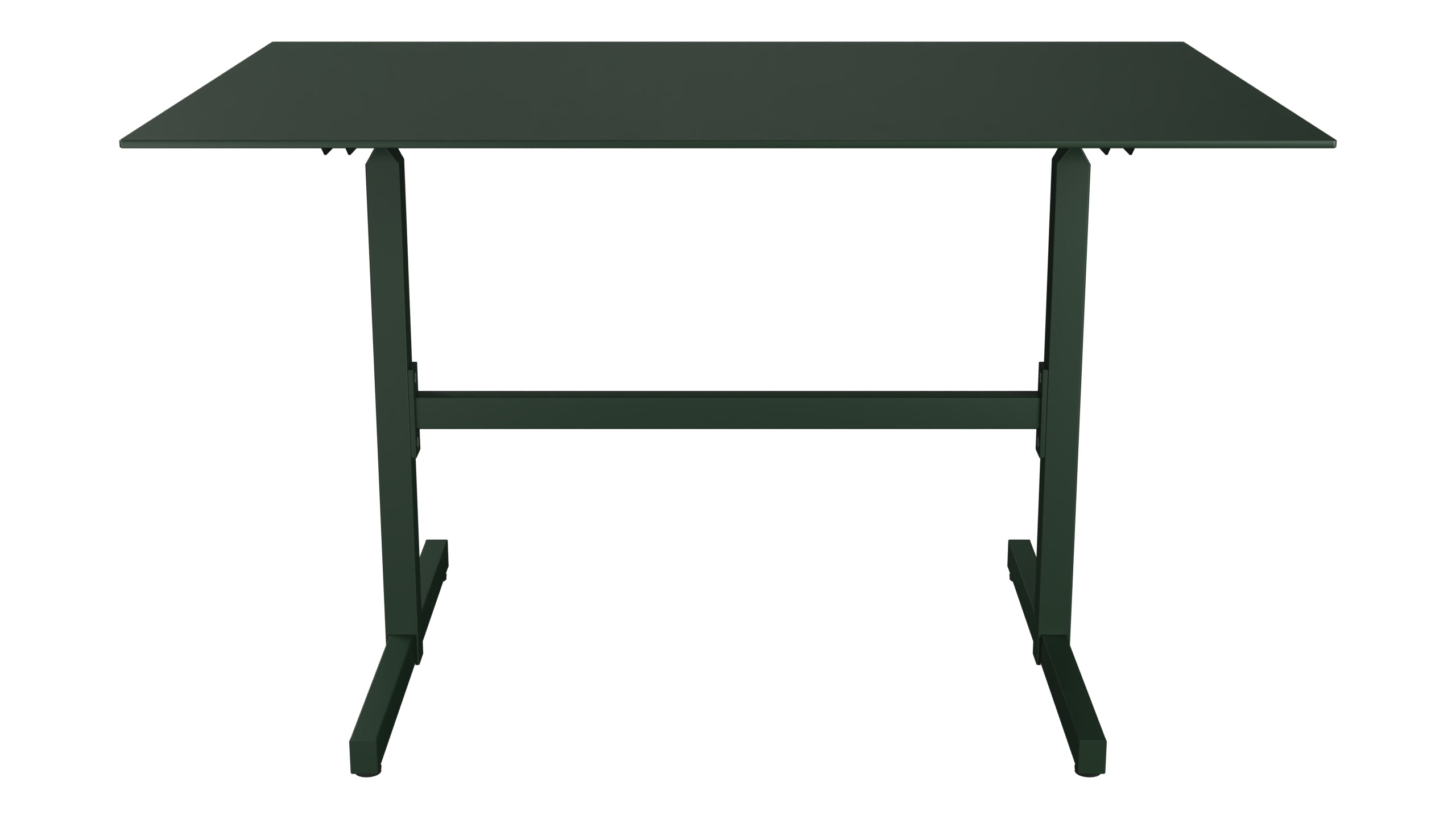 Luzern Glasfaser-Gartentisch Decor 120x80 klappbar in Tannengrün präsentiert im Onlineshop von KAQTU Design AG. Gartentisch ist von Schaffner