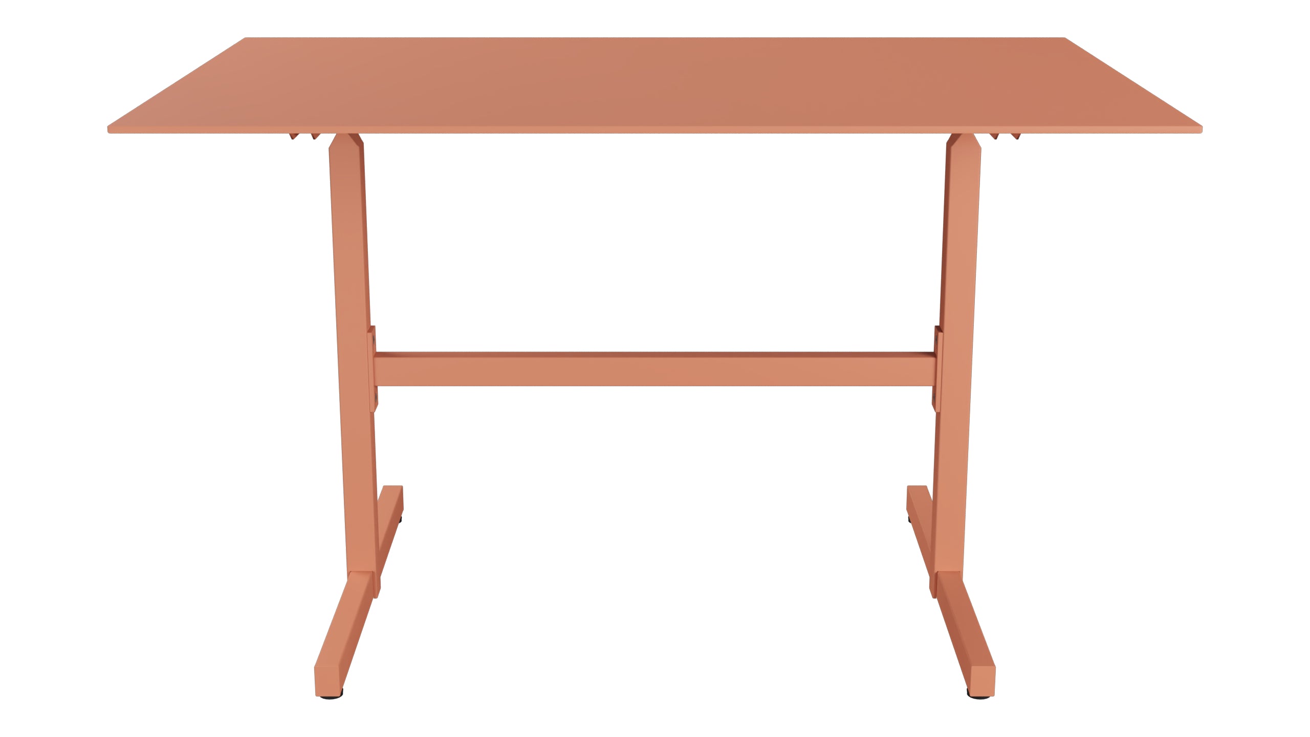 Luzern Glasfaser-Gartentisch Decor 120x80 klappbar in Pastellterracotta präsentiert im Onlineshop von KAQTU Design AG. Gartentisch ist von Schaffner