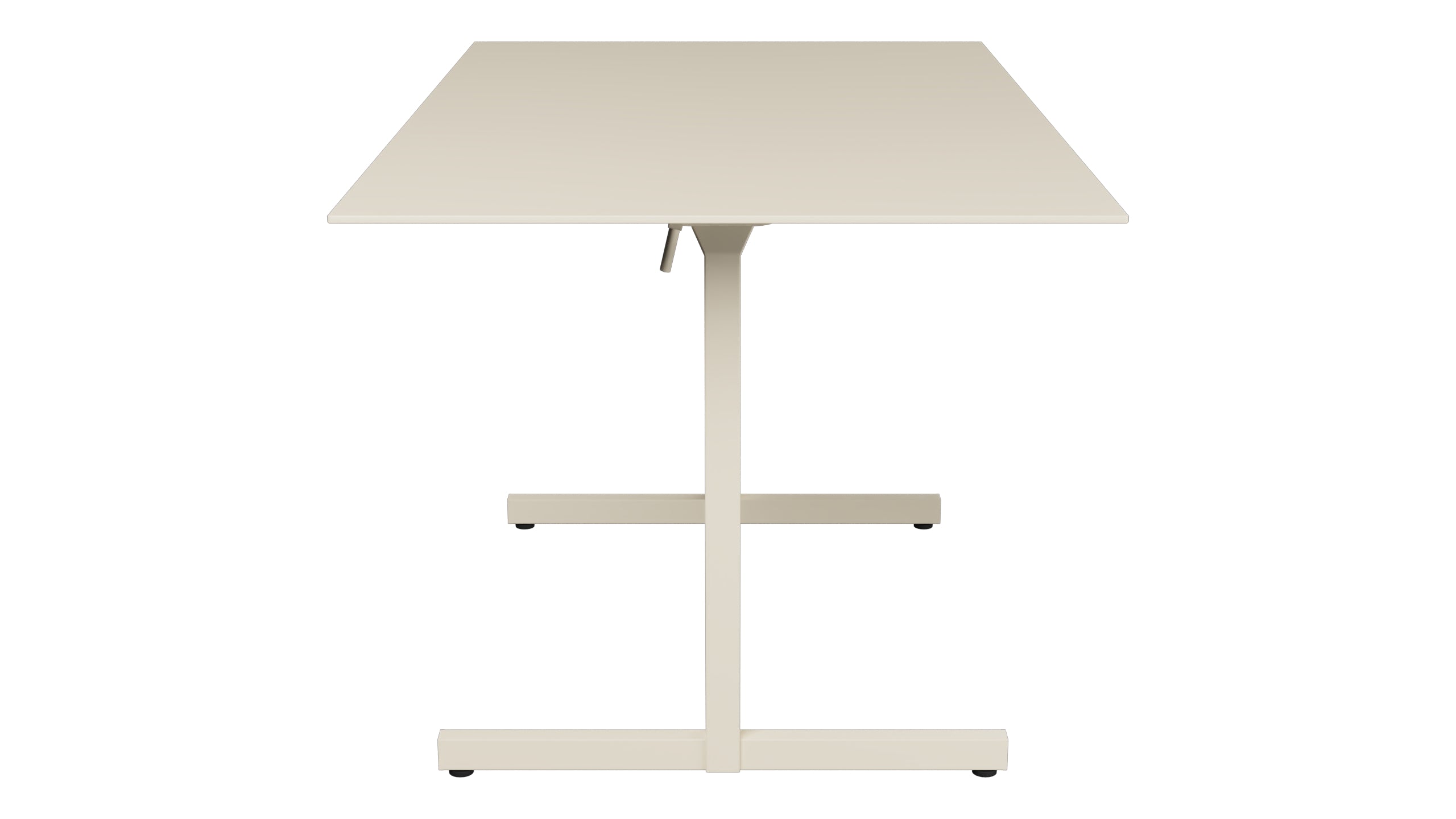 Luzern Glasfaser-Gartentisch  Decor 140x80 klappbar in Pastellsand präsentiert im Onlineshop von KAQTU Design AG. Gartentisch ist von Schaffner