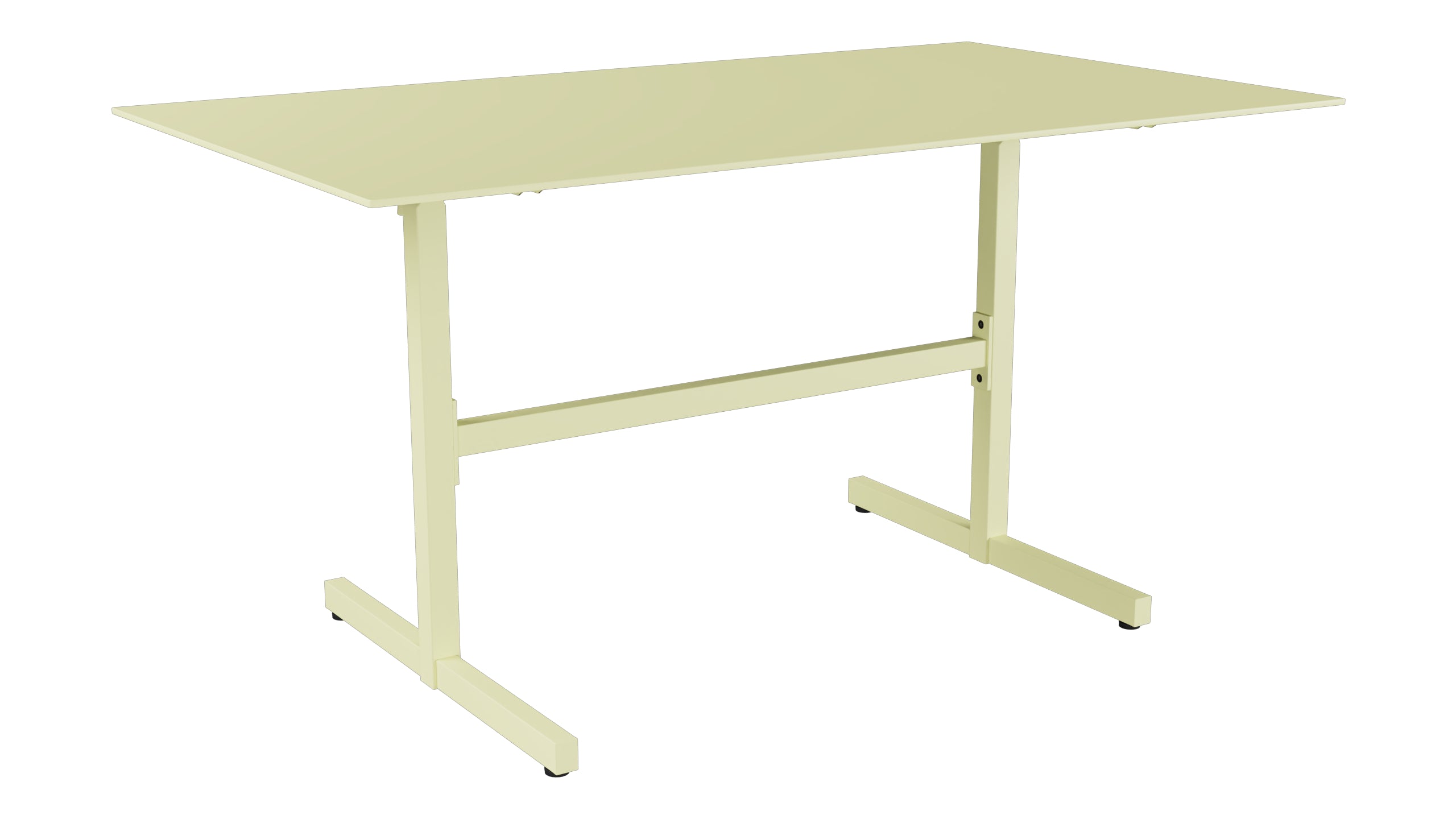 Luzern Glasfaser-Gartentisch  Decor 140x80 klappbar in Buchsbaumgelb präsentiert im Onlineshop von KAQTU Design AG. Gartentisch ist von Schaffner