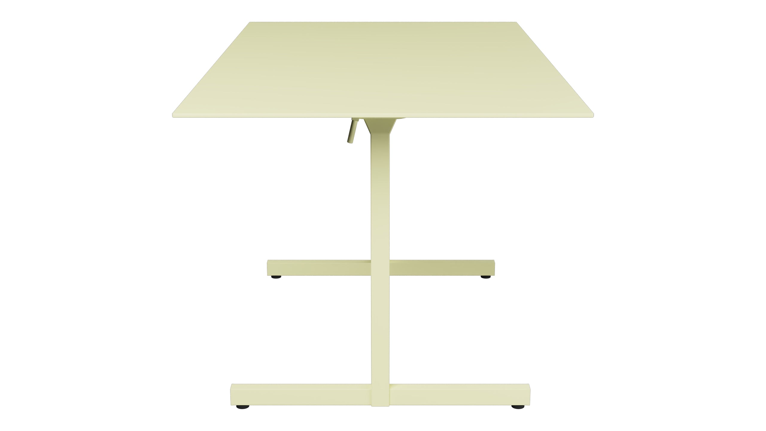 Luzern Glasfaser-Gartentisch  Decor 140x80 klappbar in Buchsbaumgelb präsentiert im Onlineshop von KAQTU Design AG. Gartentisch ist von Schaffner