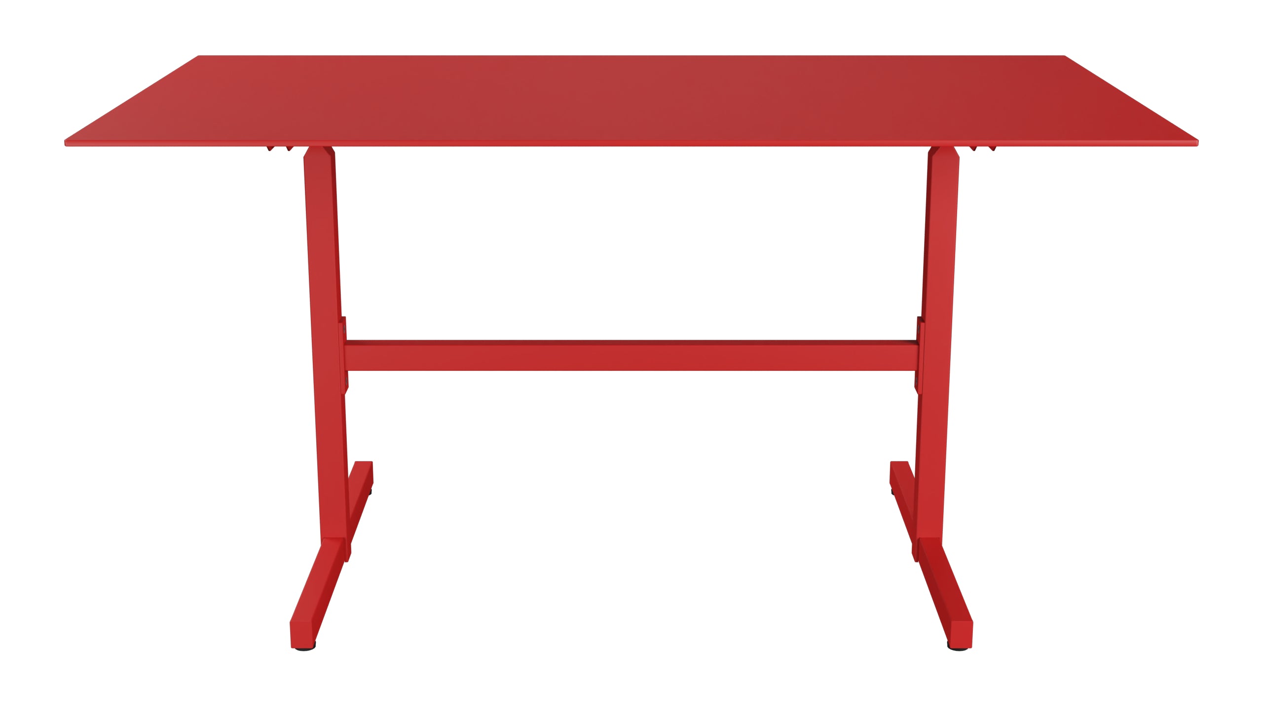 Luzern Glasfaser-Gartentisch  Decor 140x80 klappbar in Rot präsentiert im Onlineshop von KAQTU Design AG. Gartentisch ist von Schaffner