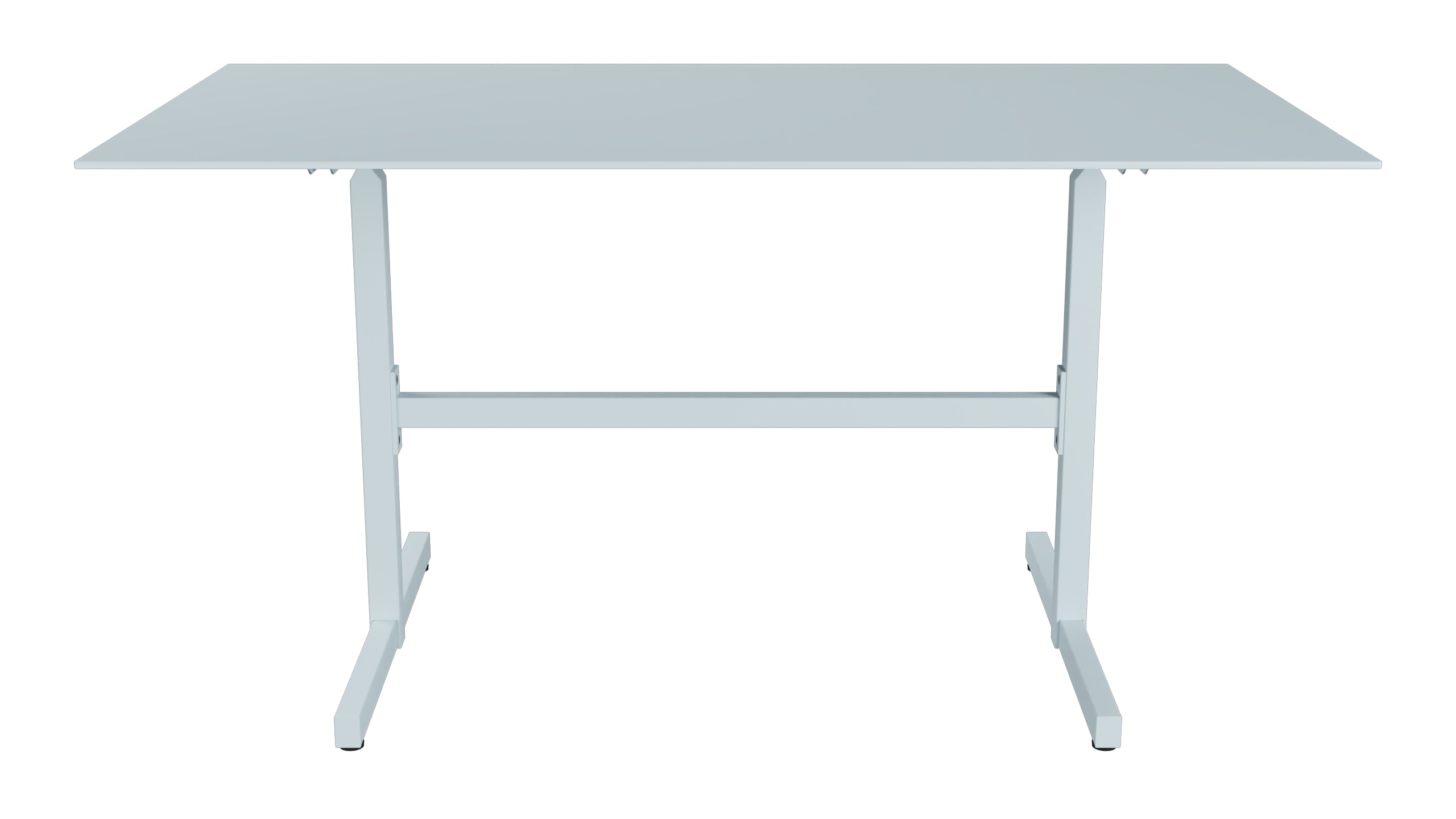 Luzern Glasfaser-Gartentisch  Decor 140x80 klappbar in Pastellblau präsentiert im Onlineshop von KAQTU Design AG. Gartentisch ist von Schaffner