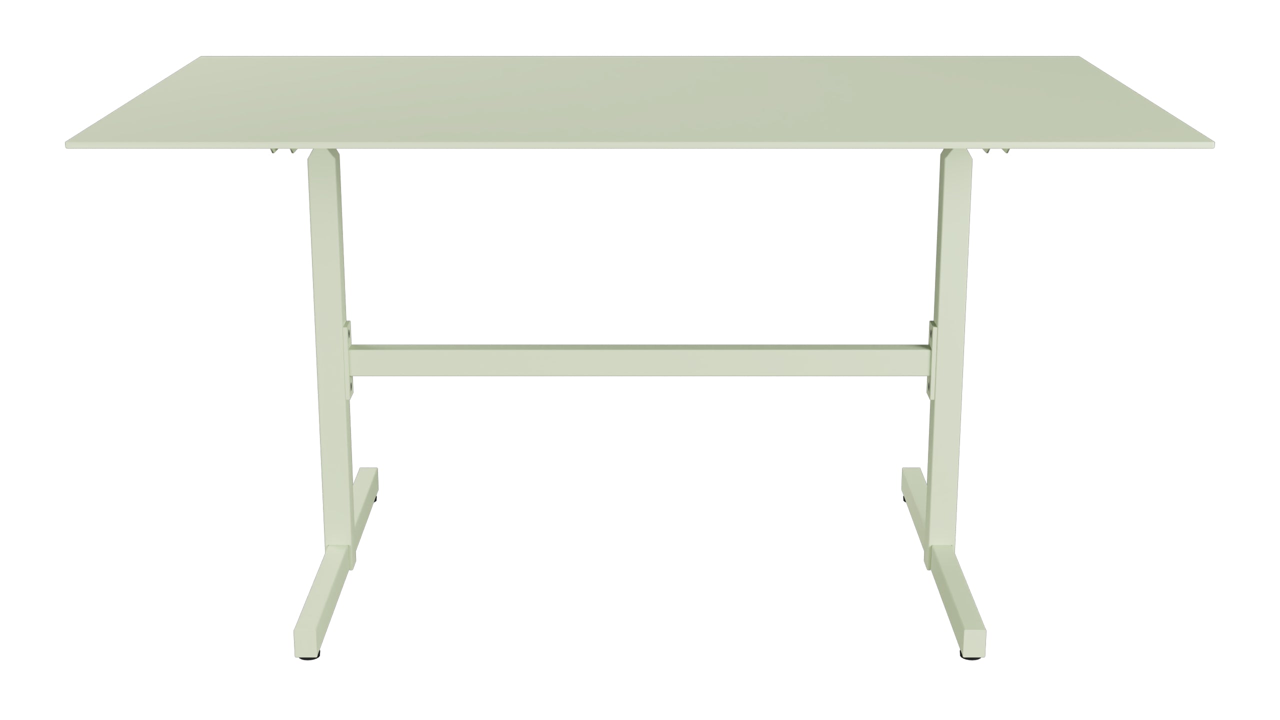 Luzern Glasfaser-Gartentisch  Decor 140x80 klappbar in Pastellgrün präsentiert im Onlineshop von KAQTU Design AG. Gartentisch ist von Schaffner