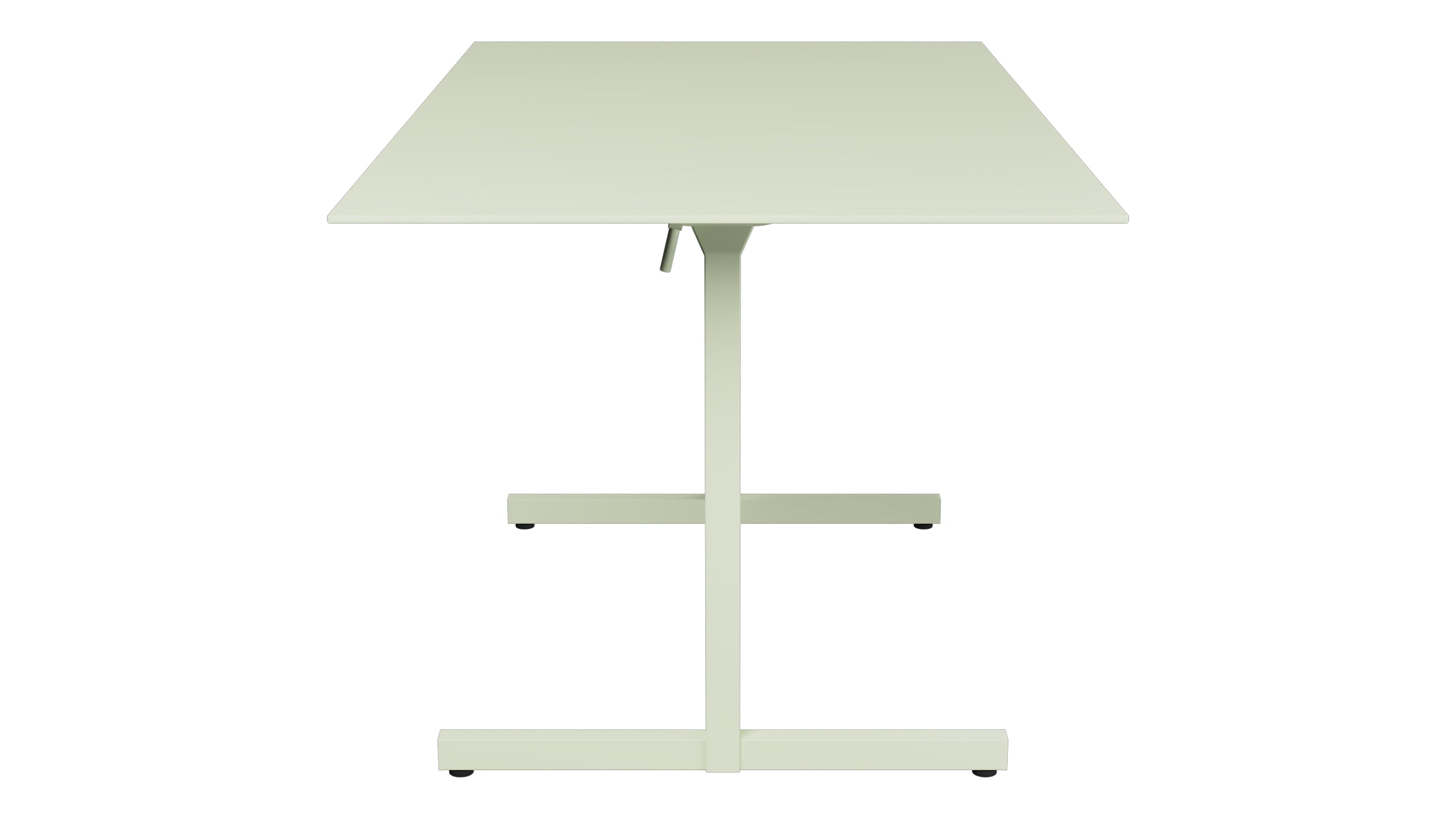 Luzern Glasfaser-Gartentisch  Decor 140x80 klappbar in Pastellgrün präsentiert im Onlineshop von KAQTU Design AG. Gartentisch ist von Schaffner