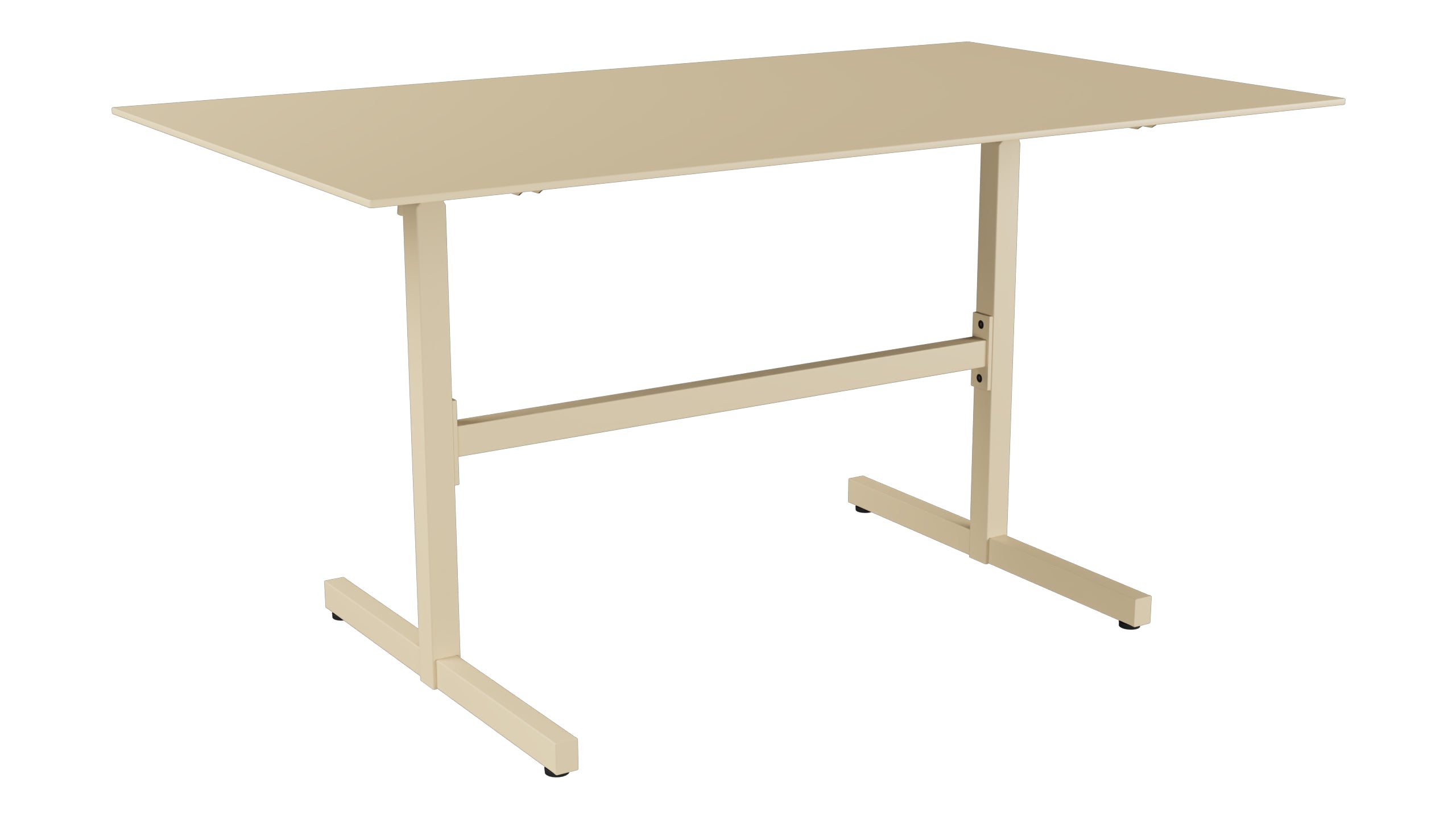 Luzern Glasfaser-Gartentisch  Decor 140x80 klappbar in Pastellbraun präsentiert im Onlineshop von KAQTU Design AG. Gartentisch ist von Schaffner