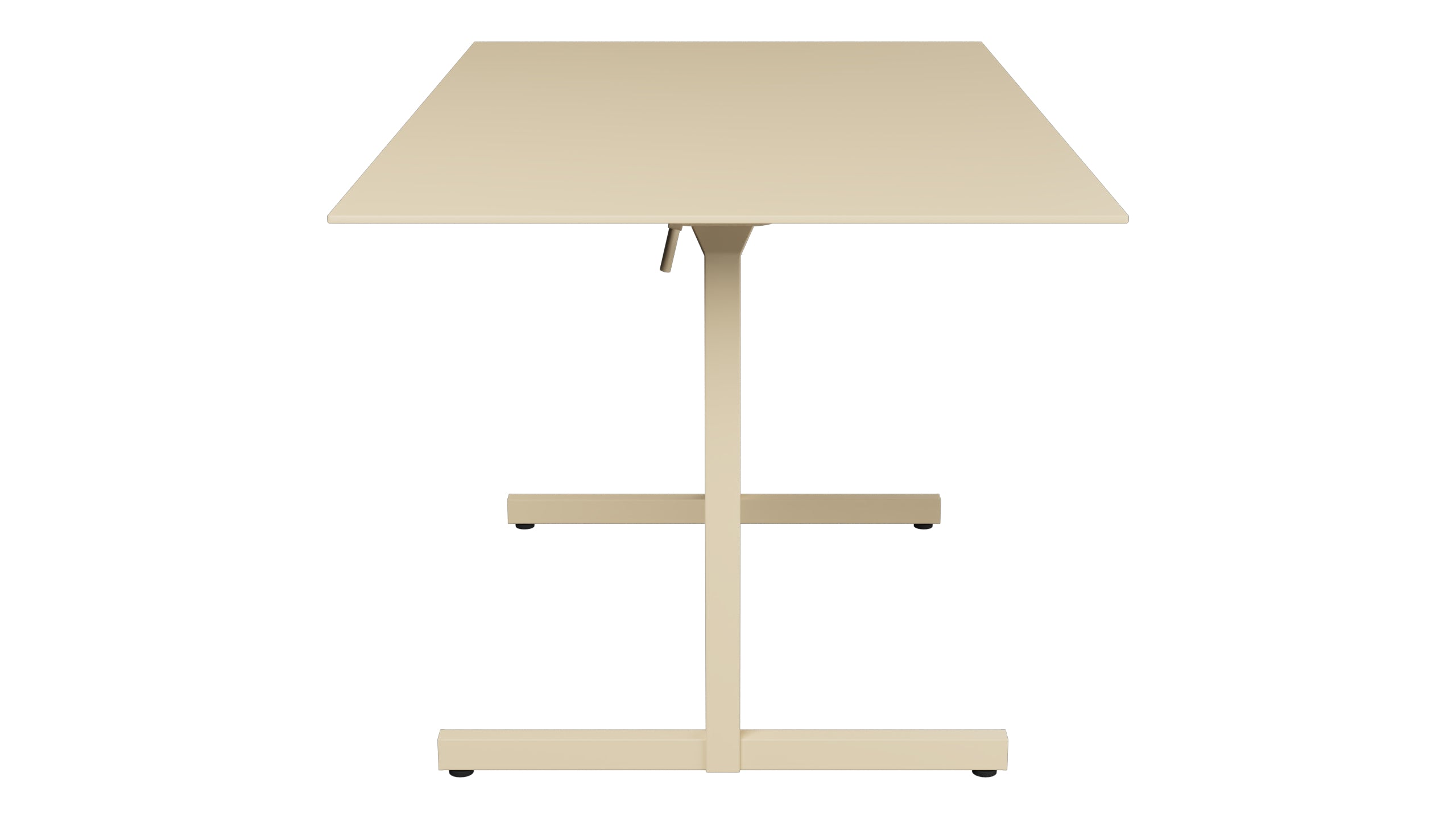Luzern Glasfaser-Gartentisch  Decor 140x80 klappbar in Pastellbraun präsentiert im Onlineshop von KAQTU Design AG. Gartentisch ist von Schaffner
