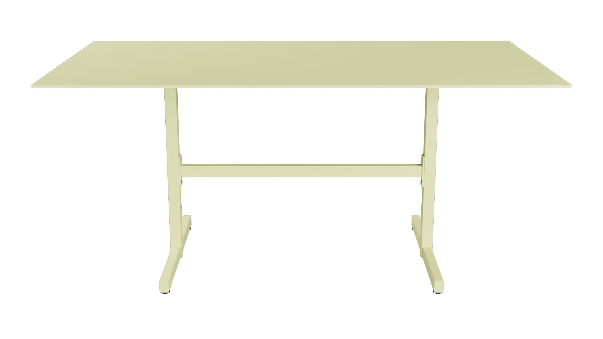 Luzern Glasfaser-Gartentisch Decor 160x90 klappbar in Buchsbaumgelb präsentiert im Onlineshop von KAQTU Design AG. Gartentisch ist von Schaffner