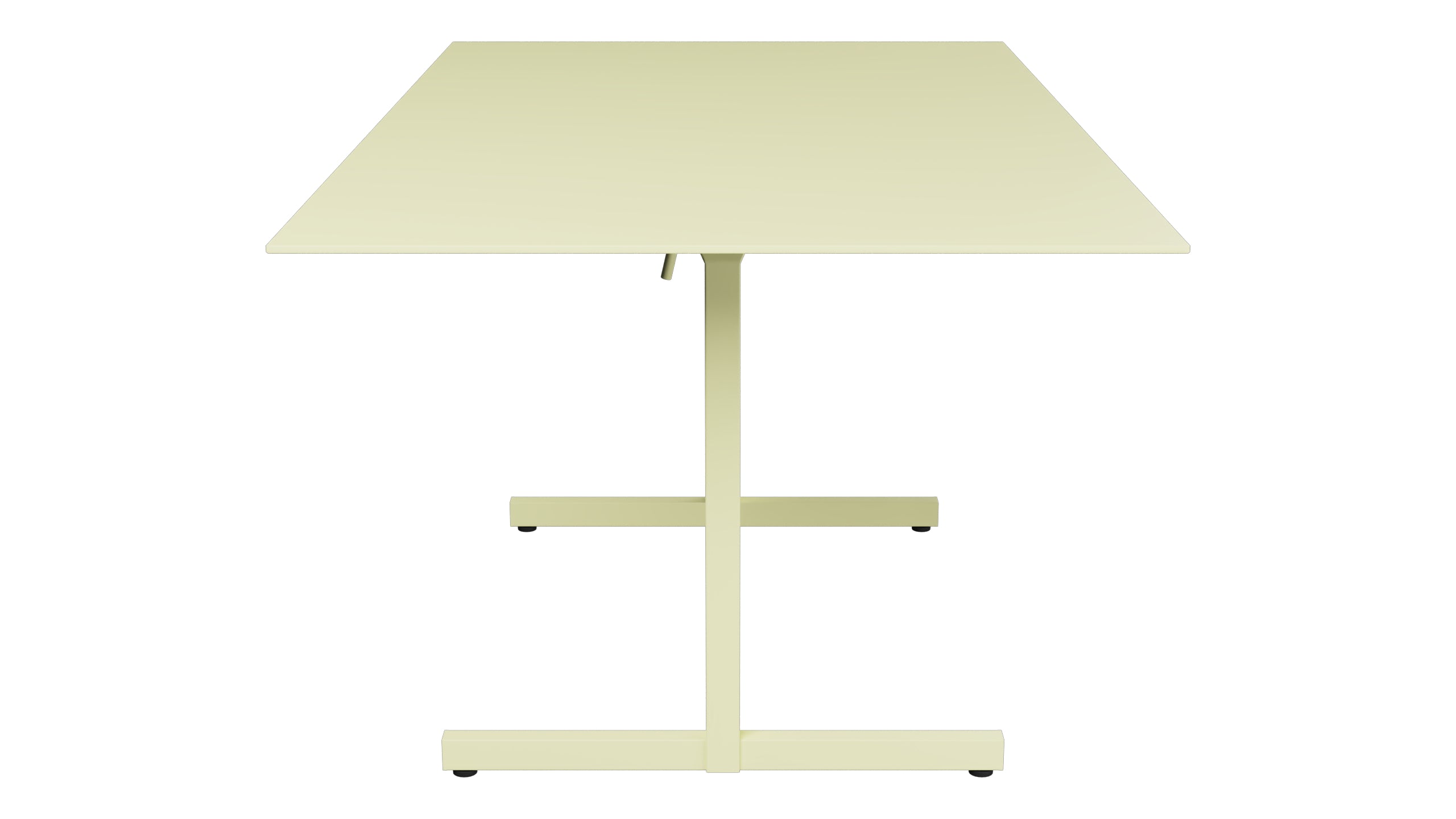 Luzern Glasfaser-Gartentisch Decor 160x90 klappbar in Buchsbaumgelb präsentiert im Onlineshop von KAQTU Design AG. Gartentisch ist von Schaffner