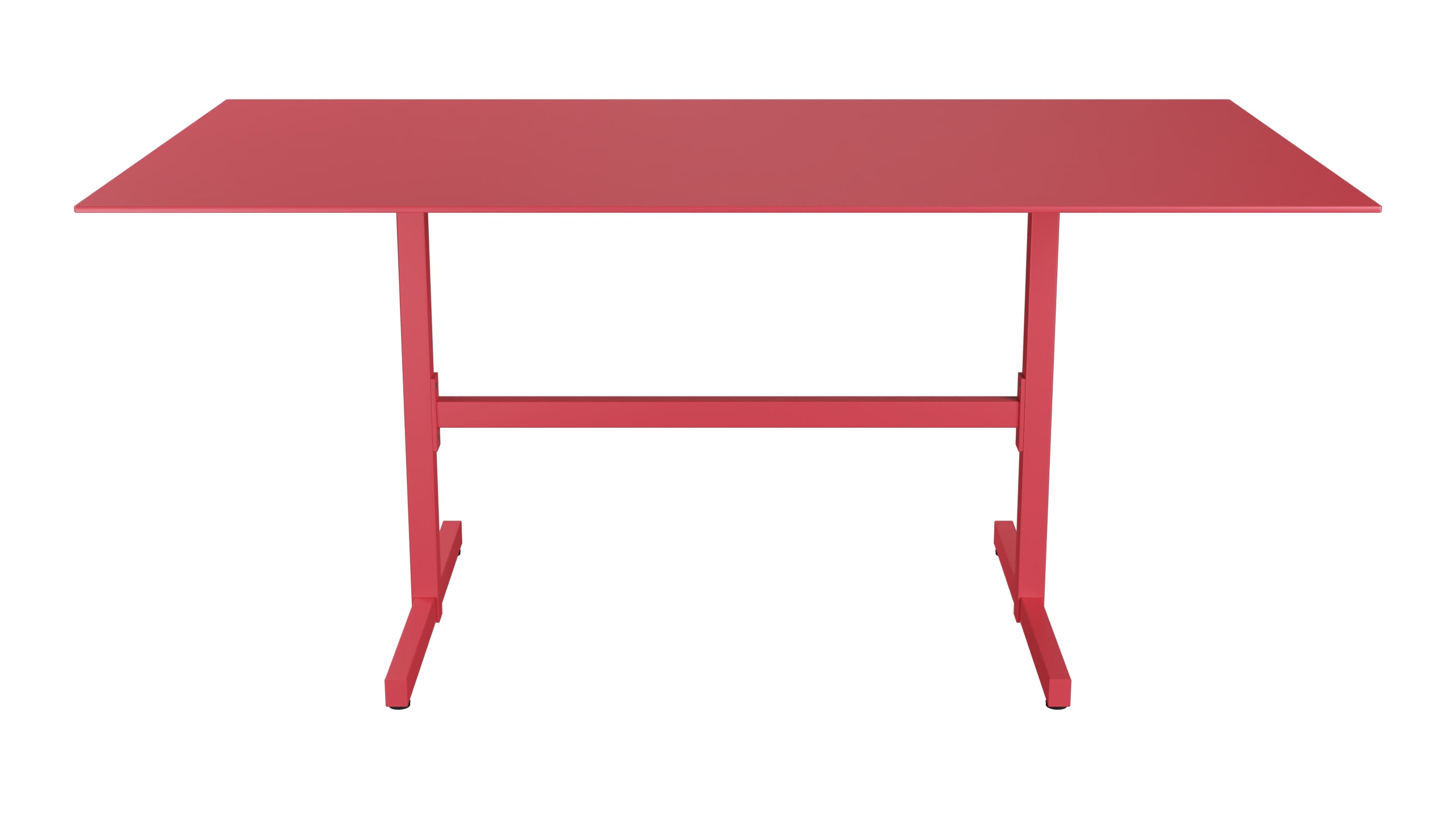 Luzern Glasfaser-Gartentisch Decor 160x90 klappbar in Ahornrot präsentiert im Onlineshop von KAQTU Design AG. Gartentisch ist von Schaffner