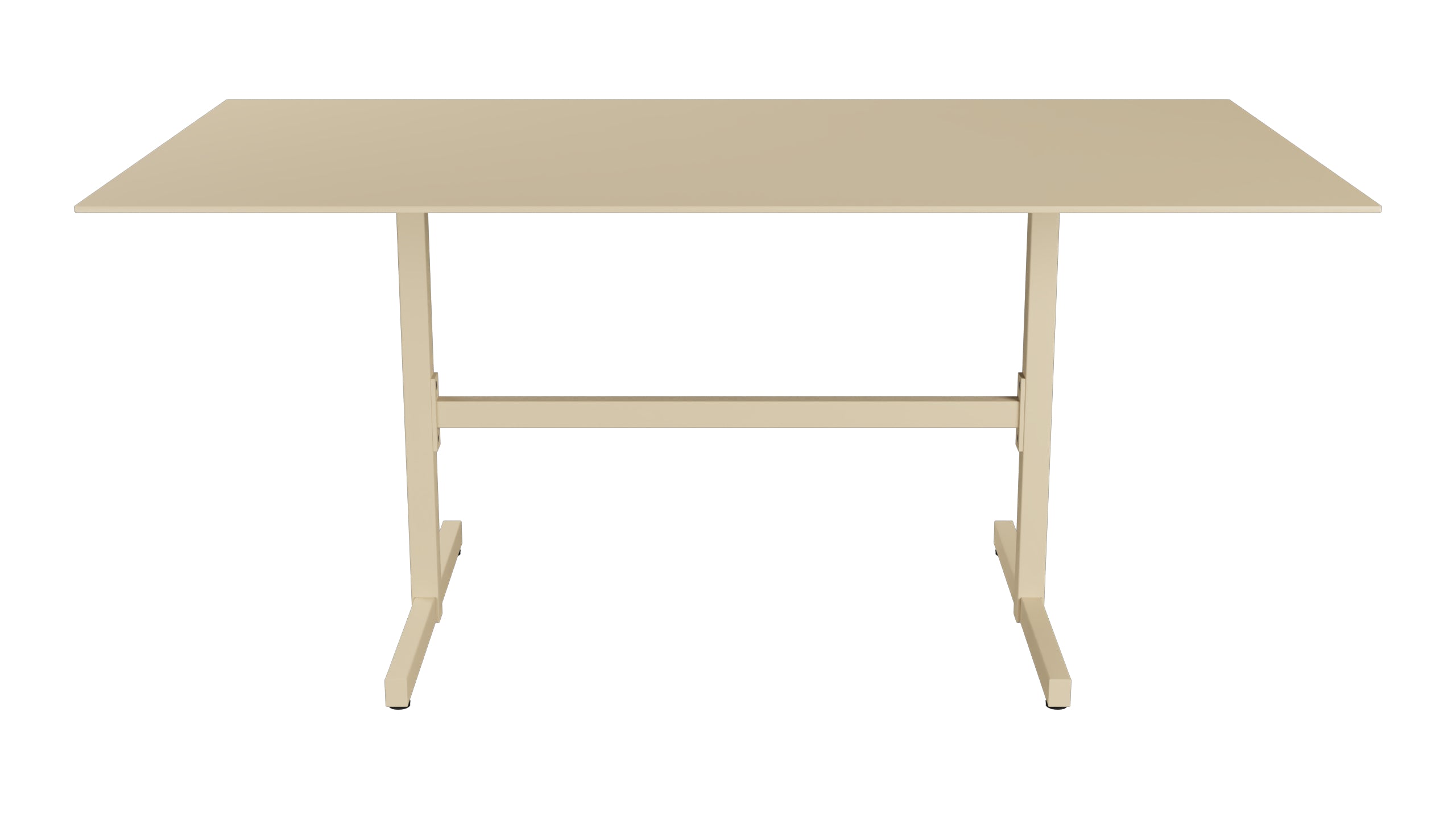 Luzern Glasfaser-Gartentisch Decor 160x90 klappbar in Pastellbraun präsentiert im Onlineshop von KAQTU Design AG. Gartentisch ist von Schaffner