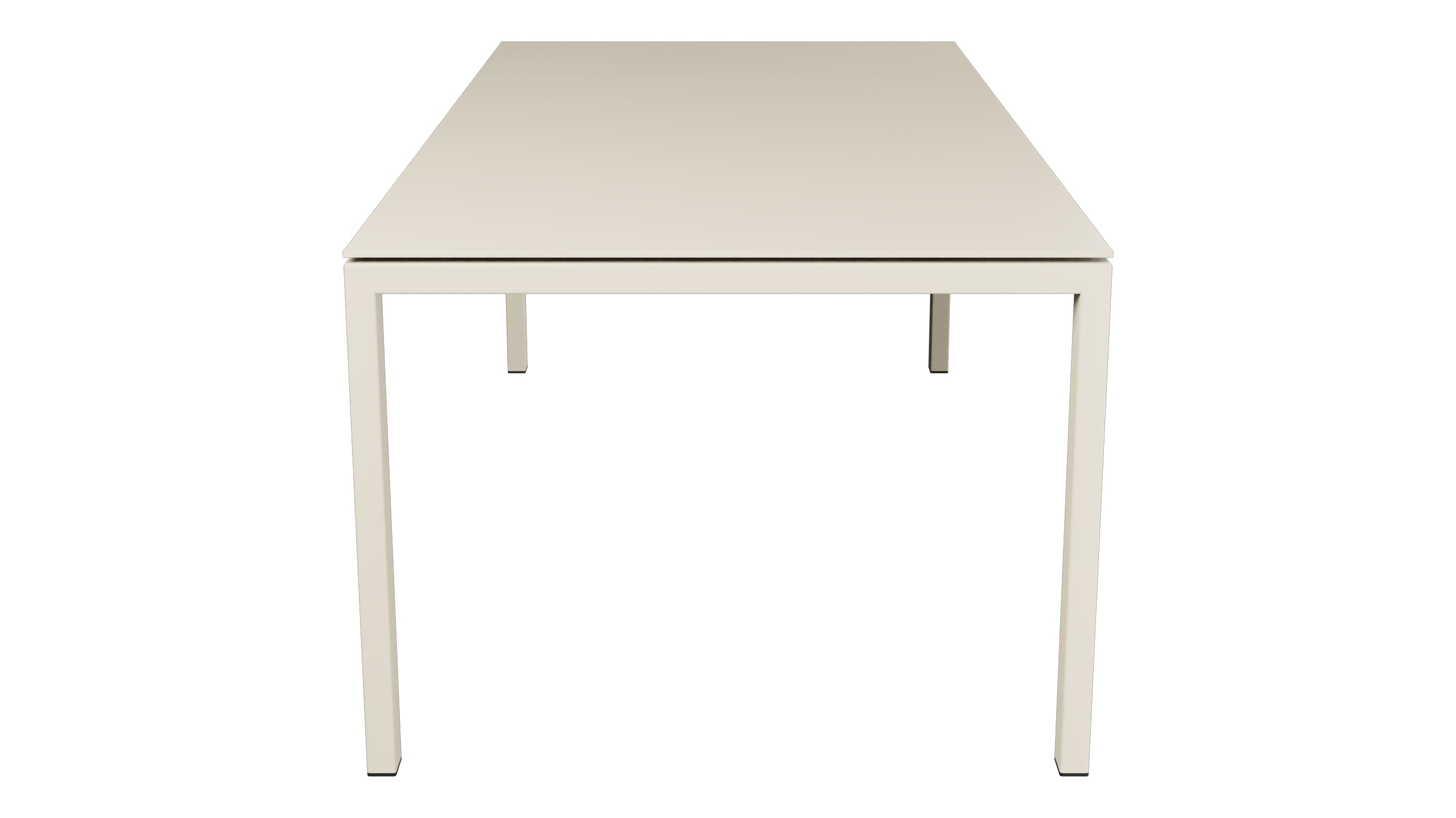 Luzern Glasfaser-Gartentisch 160/220x100 ausziehbar in Pastellsand präsentiert im Onlineshop von KAQTU Design AG. Gartentisch ist von Schaffner