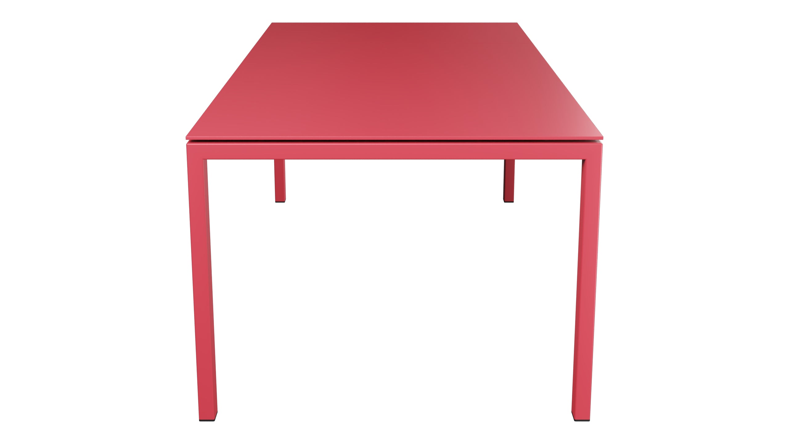 Luzern Glasfaser-Gartentisch 160/220x100 ausziehbar in Ahornrot präsentiert im Onlineshop von KAQTU Design AG. Gartentisch ist von Schaffner
