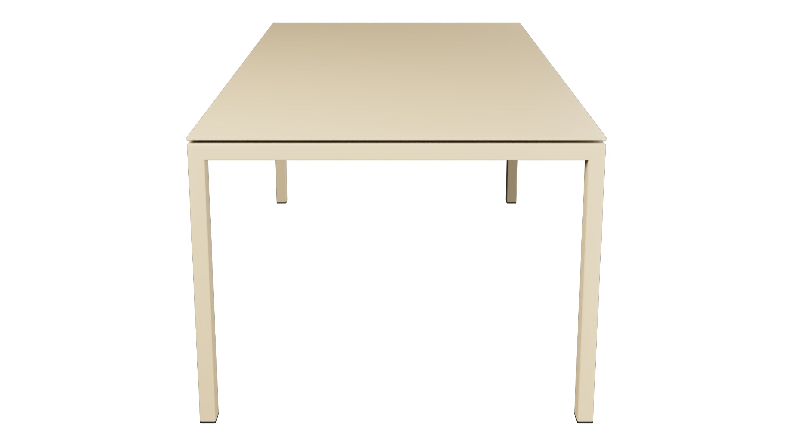 Luzern Glasfaser-Gartentisch 160/220x100 ausziehbar in Pastellbraun präsentiert im Onlineshop von KAQTU Design AG. Gartentisch ist von Schaffner