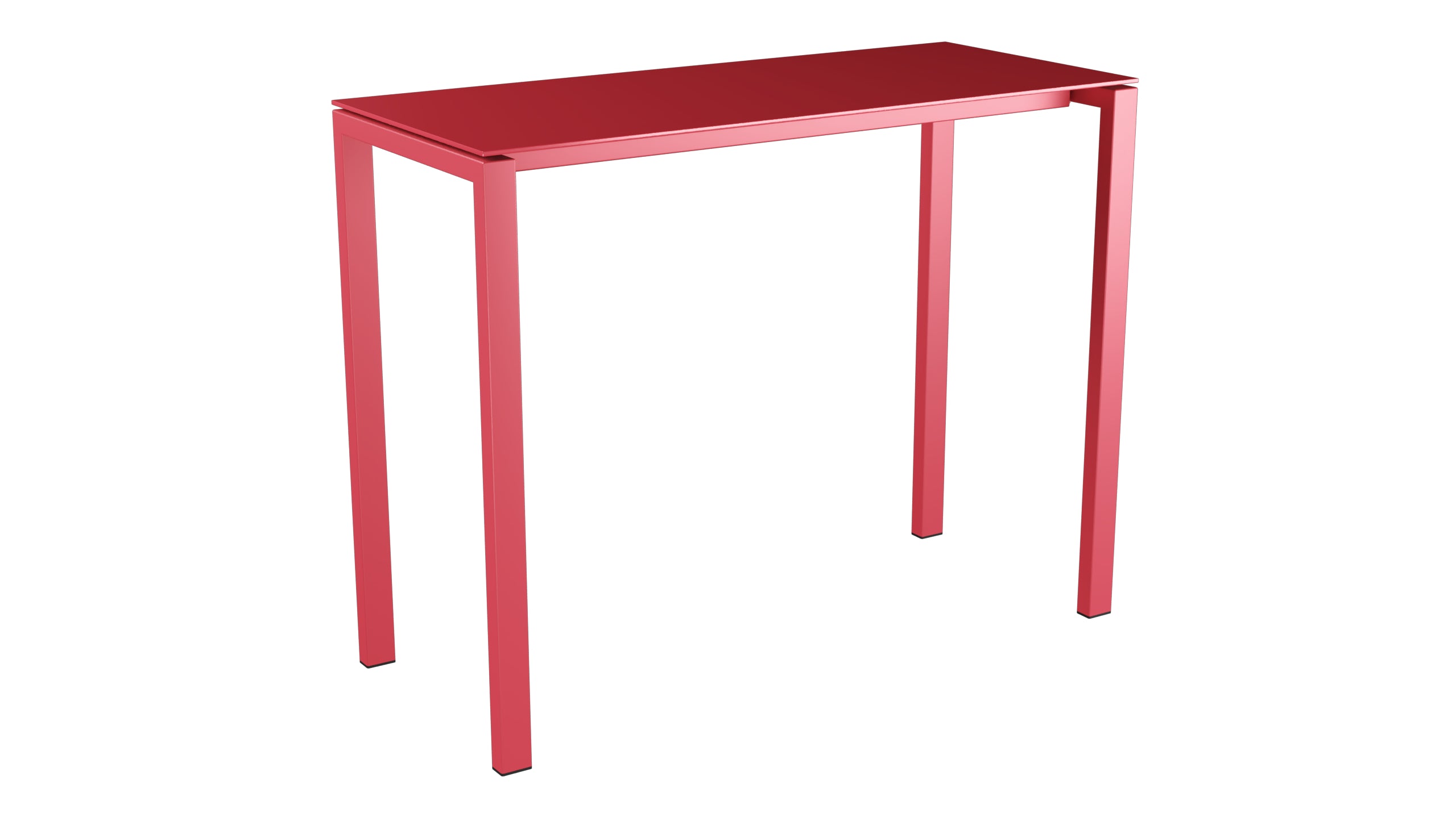 Luzern Glasfaser-Stehtisch Outdoor Decor 140x60 in Ahornrot präsentiert im Onlineshop von KAQTU Design AG. Hochtisch Outdoor ist von Schaffner