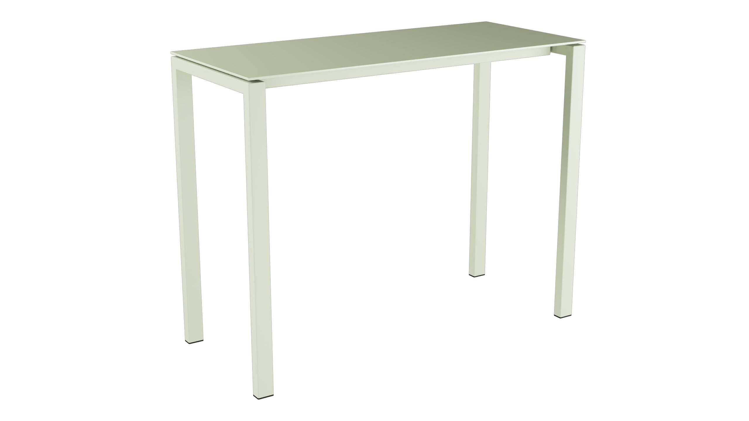 Luzern Glasfaser-Stehtisch Outdoor Decor 140x60 in Pastellgrün präsentiert im Onlineshop von KAQTU Design AG. Hochtisch Outdoor ist von Schaffner