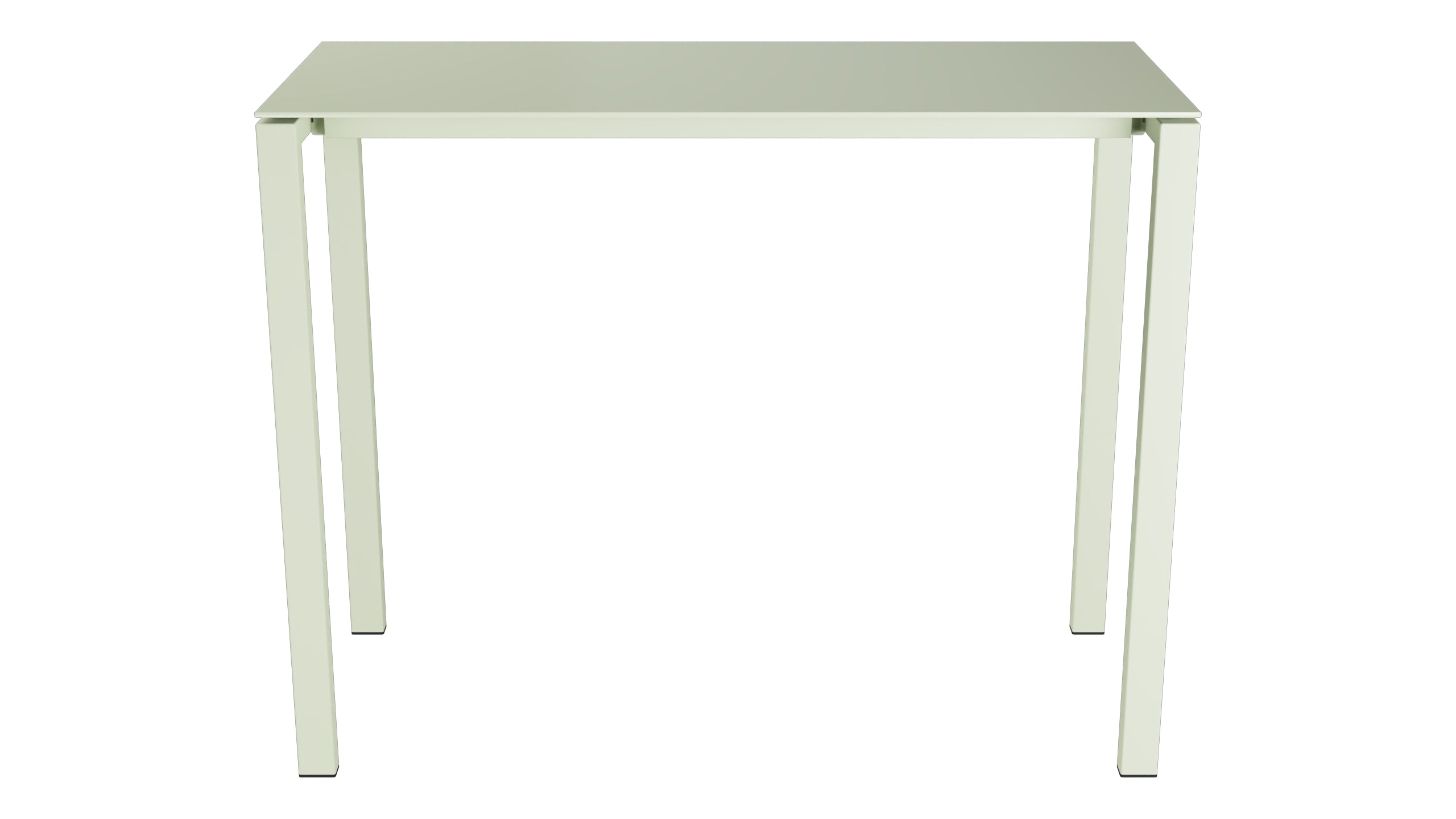 Luzern Glasfaser-Stehtisch Outdoor Decor 140x60 in Pastellgrün präsentiert im Onlineshop von KAQTU Design AG. Hochtisch Outdoor ist von Schaffner