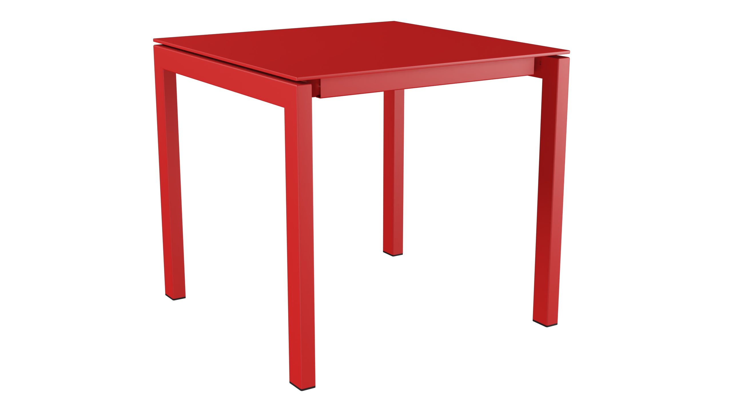 Luzern Glasfaser-Gartentisch Decor 80x80 in Rot präsentiert im Onlineshop von KAQTU Design AG. Gartentisch ist von Schaffner
