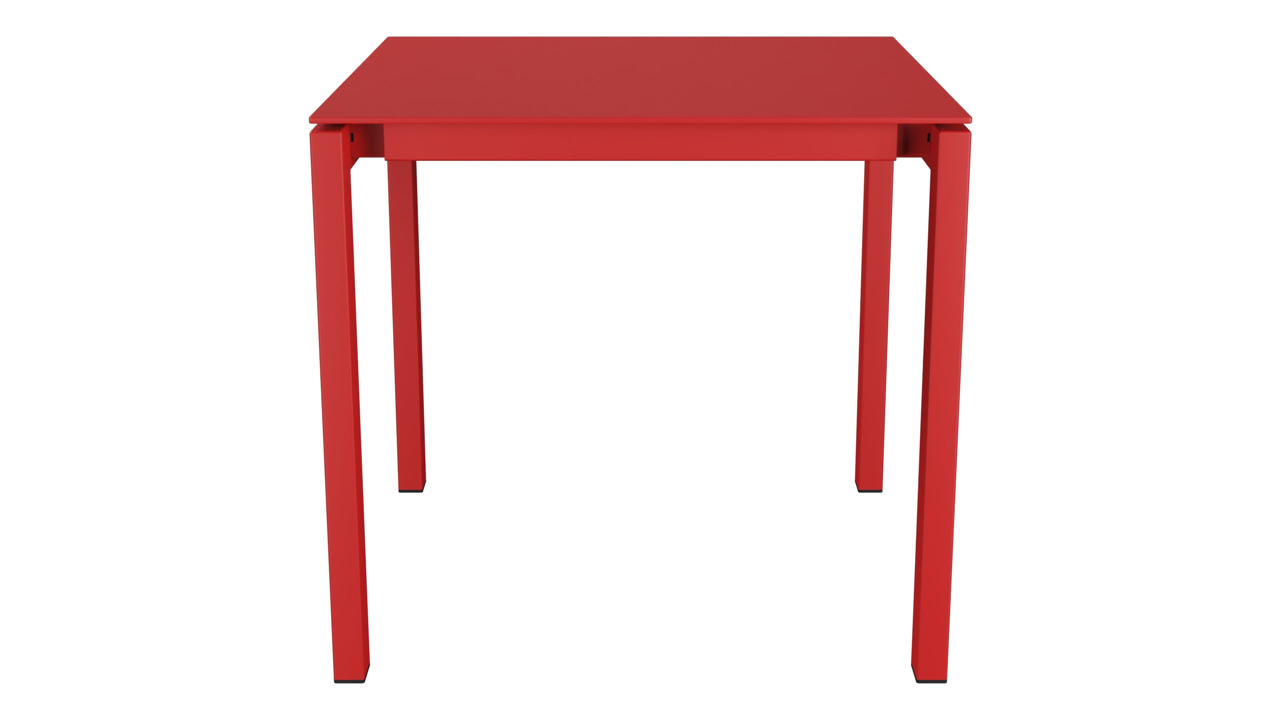 Luzern Glasfaser-Gartentisch Decor 80x80 in Rot präsentiert im Onlineshop von KAQTU Design AG. Gartentisch ist von Schaffner