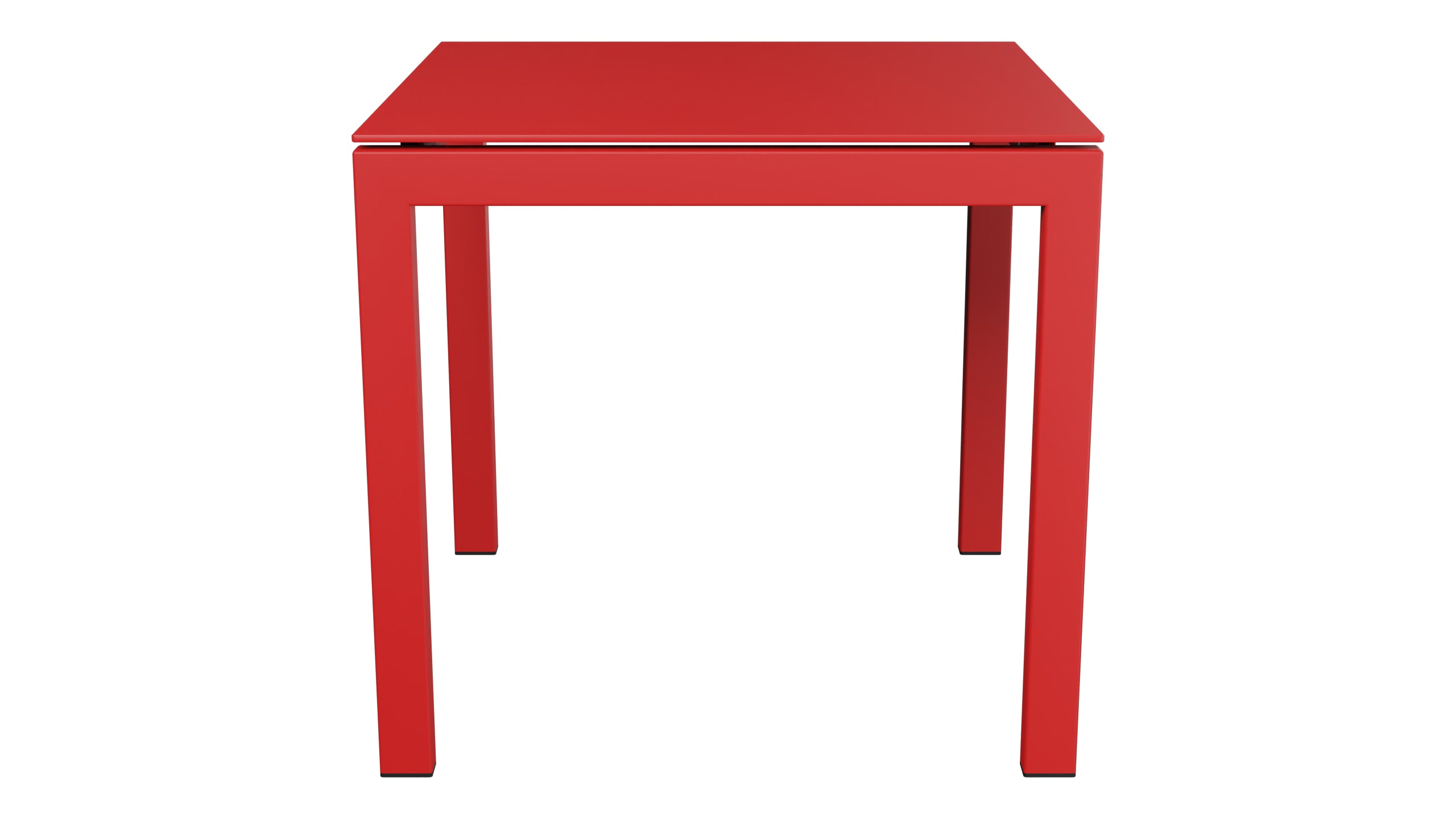 Luzern Glasfaser-Gartentisch Decor 80x80 in Rot präsentiert im Onlineshop von KAQTU Design AG. Gartentisch ist von Schaffner