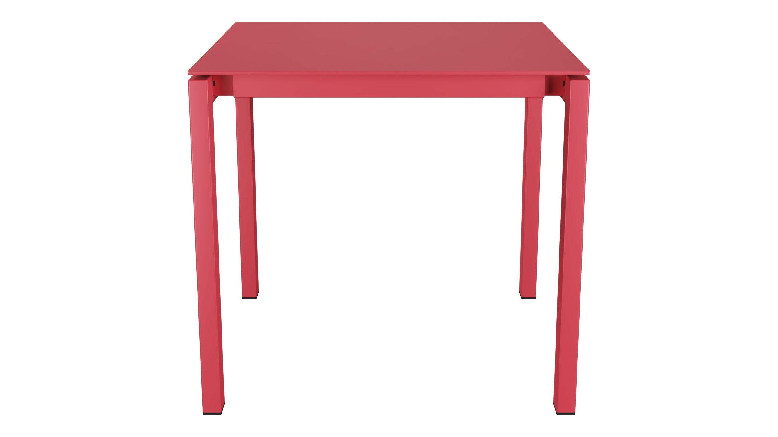 Luzern Glasfaser-Gartentisch Decor 80x80 in Ahornrot präsentiert im Onlineshop von KAQTU Design AG. Gartentisch ist von Schaffner