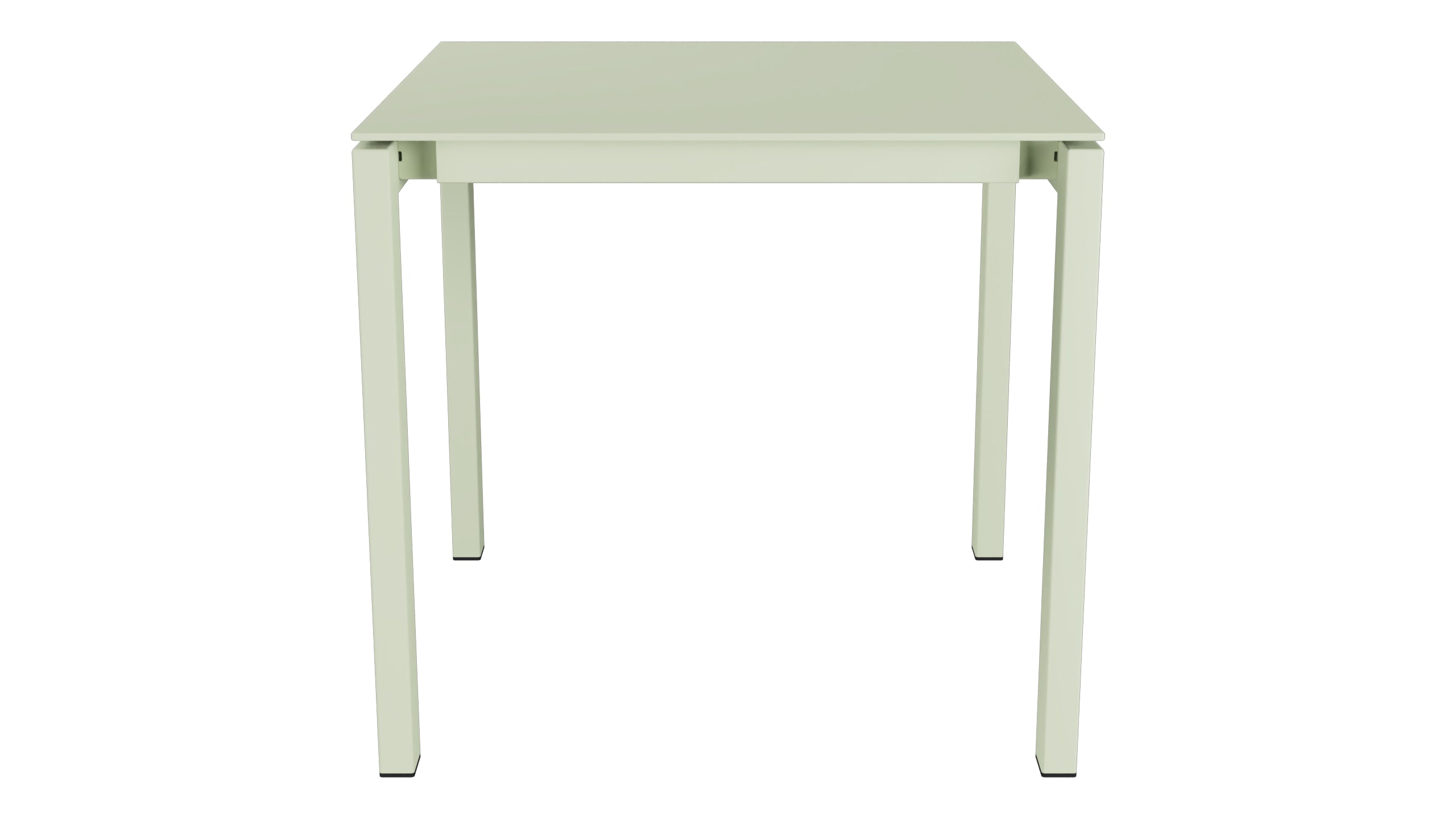 Luzern Glasfaser-Gartentisch Decor 80x80 in Pastellgrün präsentiert im Onlineshop von KAQTU Design AG. Gartentisch ist von Schaffner