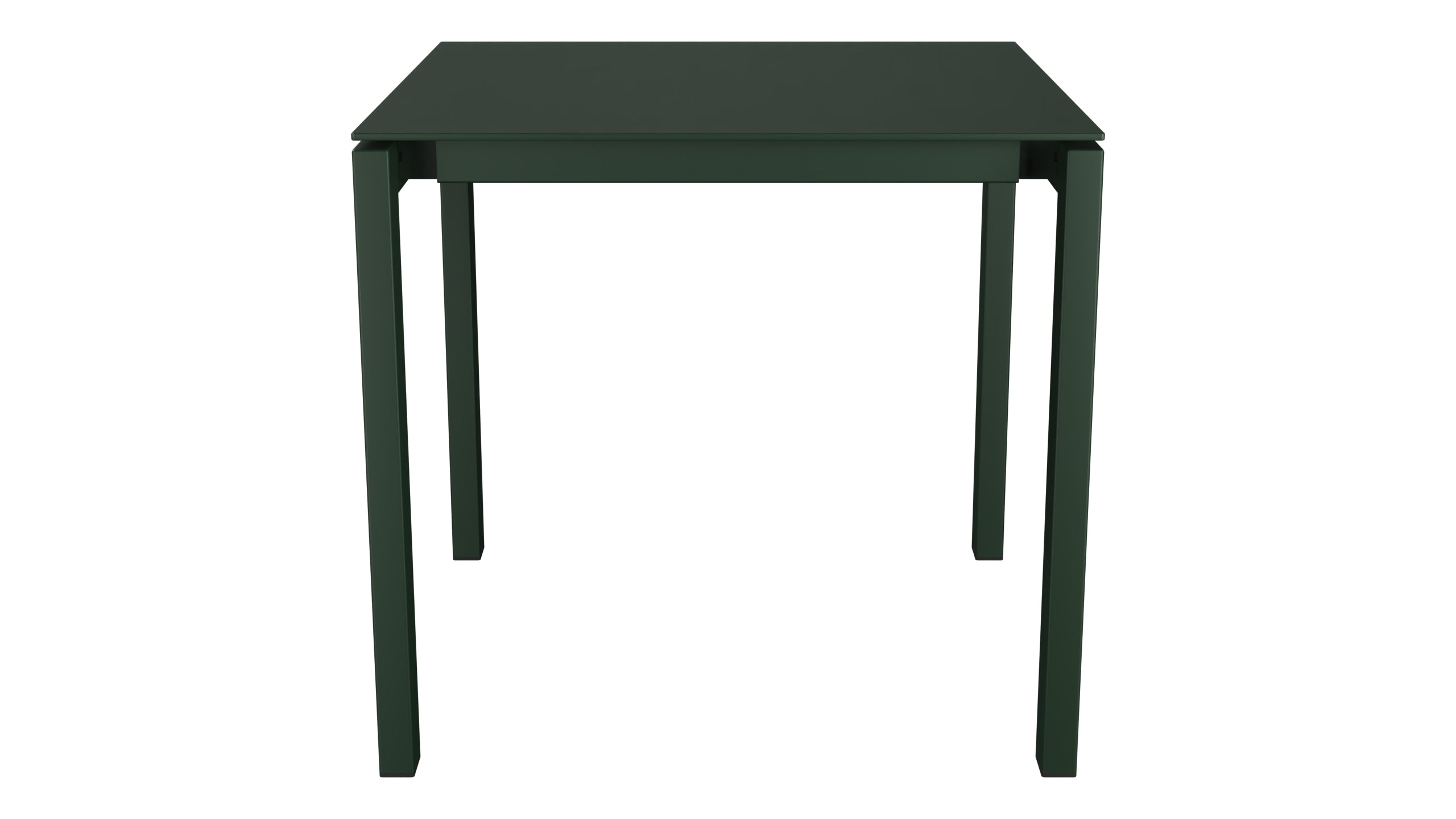 Luzern Glasfaser-Gartentisch Decor 80x80 in Tannengrün präsentiert im Onlineshop von KAQTU Design AG. Gartentisch ist von Schaffner