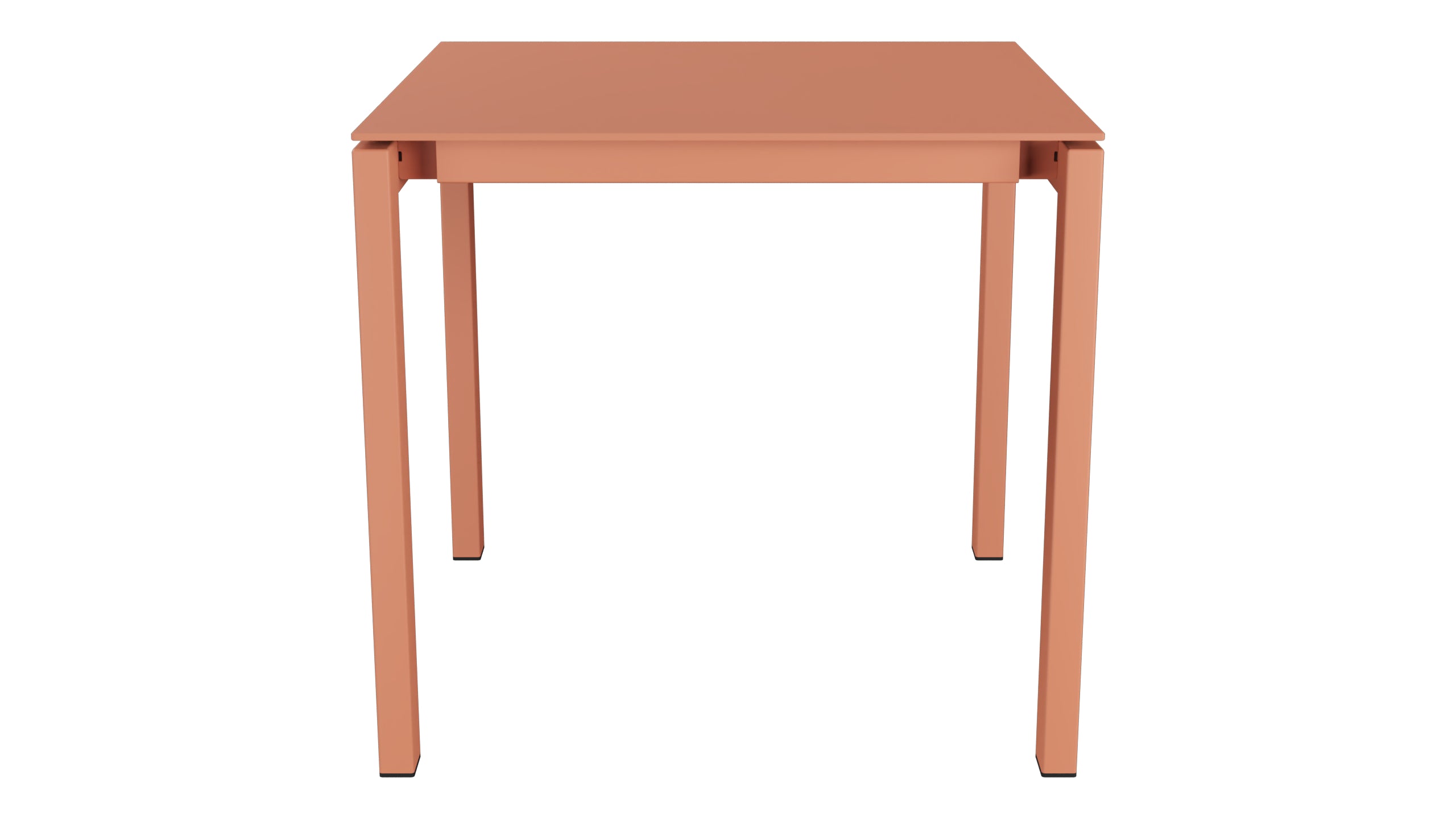 Luzern Glasfaser-Gartentisch Decor 80x80 in Pastellterracotta präsentiert im Onlineshop von KAQTU Design AG. Gartentisch ist von Schaffner
