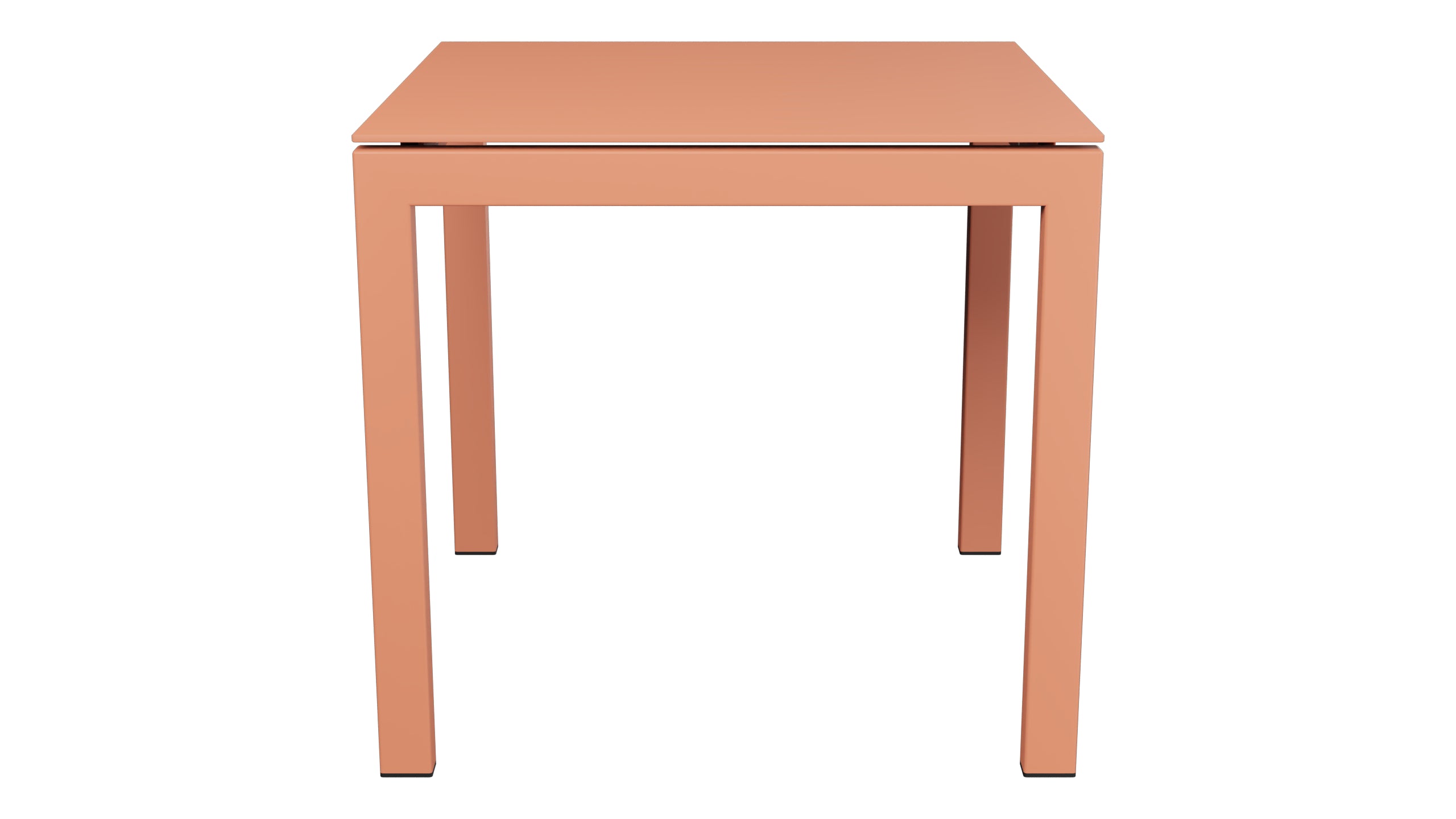 Luzern Glasfaser-Gartentisch Decor 80x80 in Pastellterracotta präsentiert im Onlineshop von KAQTU Design AG. Gartentisch ist von Schaffner