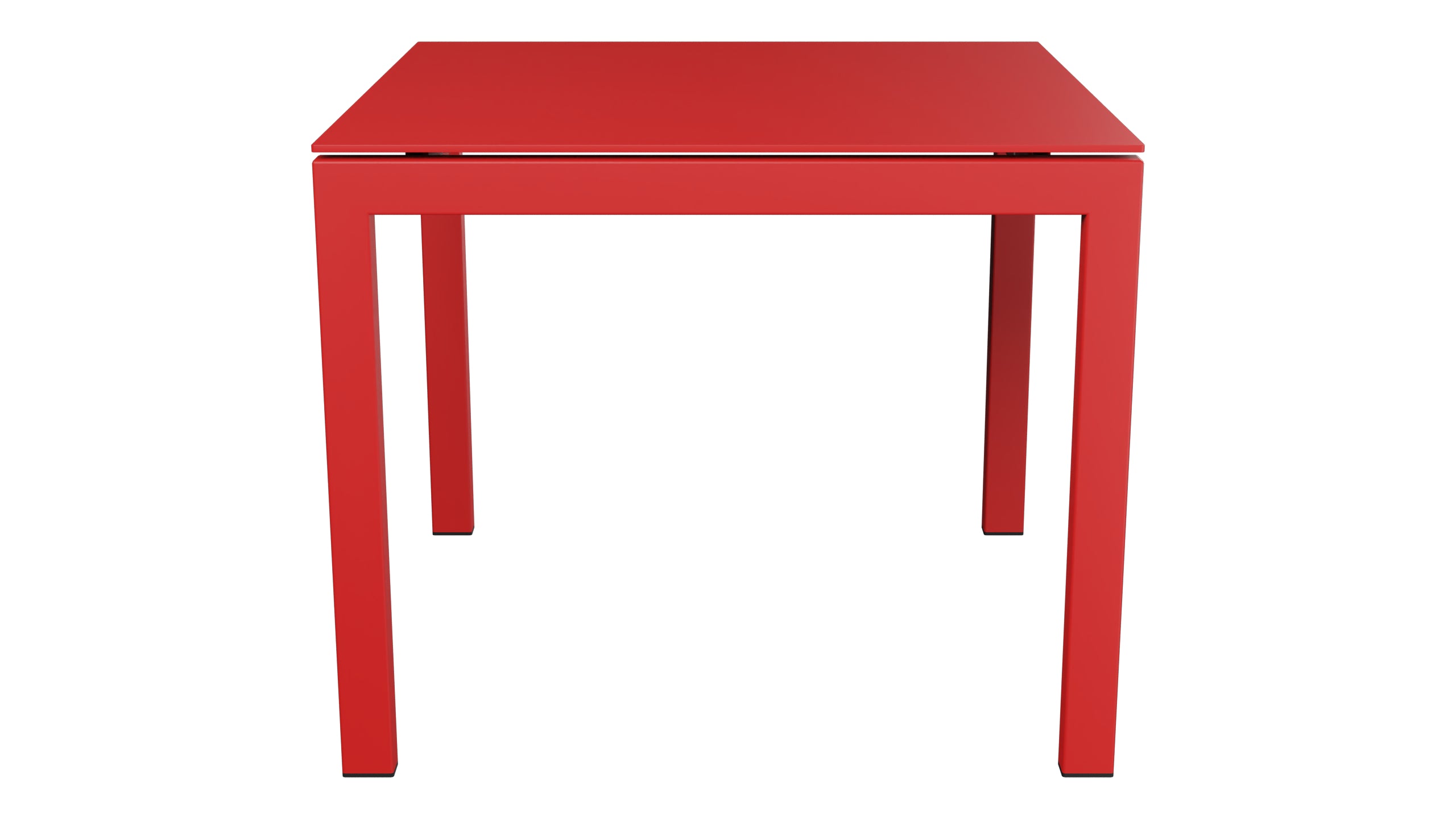Luzern Glasfaser-Gartentisch Decor 90x90 in Rot präsentiert im Onlineshop von KAQTU Design AG. Gartentisch ist von Schaffner
