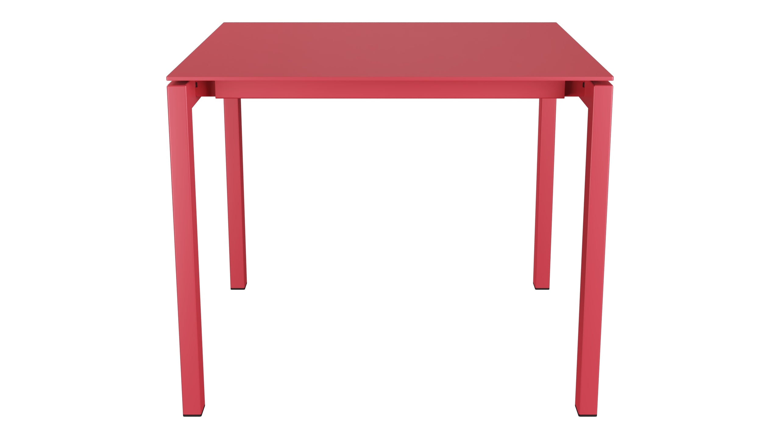 Luzern Glasfaser-Gartentisch Decor 90x90 in Ahornrot präsentiert im Onlineshop von KAQTU Design AG. Gartentisch ist von Schaffner