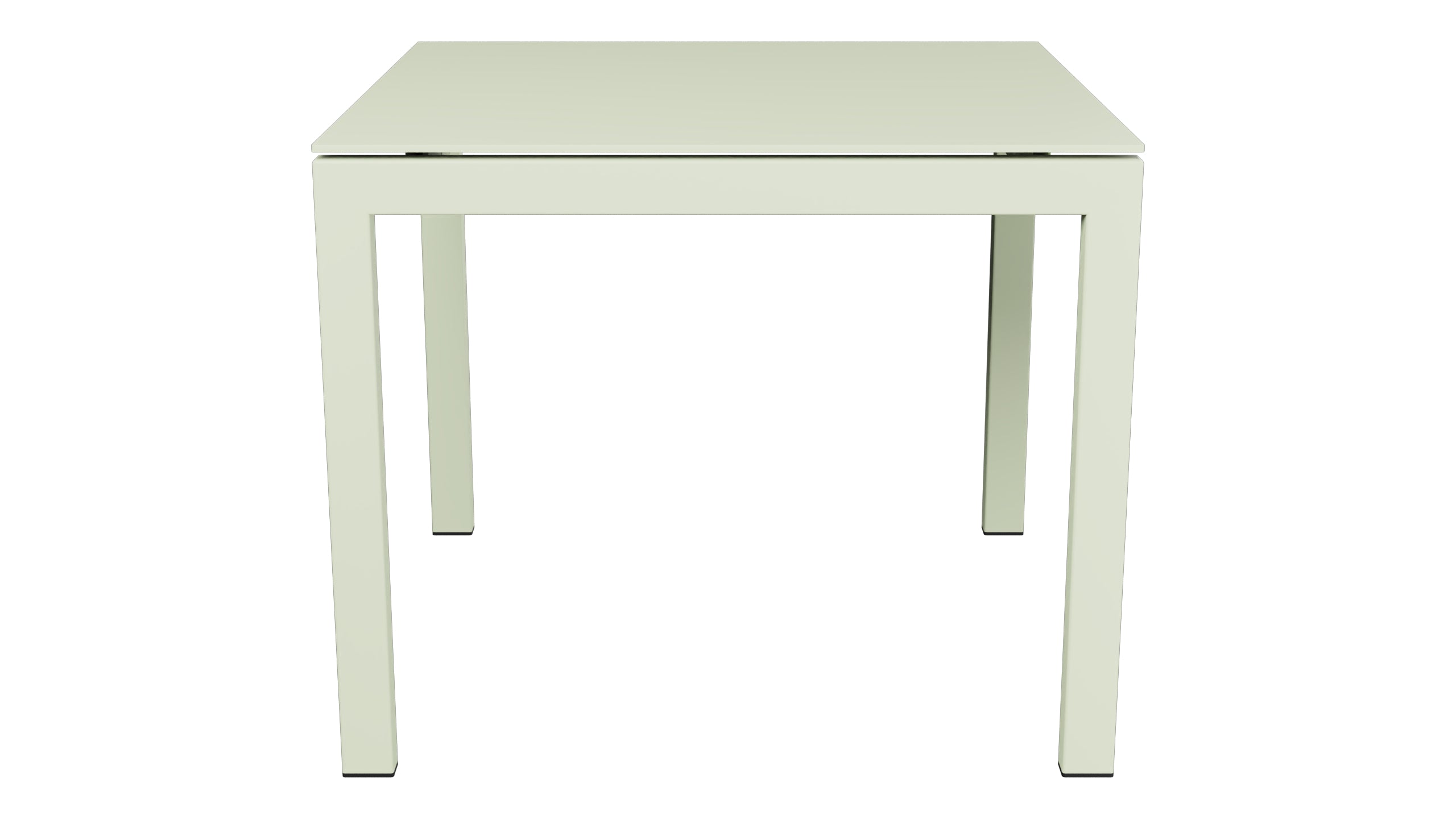 Luzern Glasfaser-Gartentisch Decor 90x90 in Pastellgrün präsentiert im Onlineshop von KAQTU Design AG. Gartentisch ist von Schaffner
