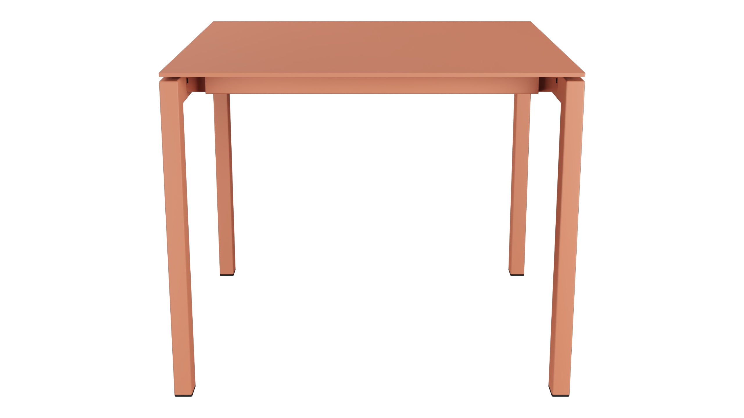 Luzern Glasfaser-Gartentisch Decor 90x90 in Pastellterracotta präsentiert im Onlineshop von KAQTU Design AG. Gartentisch ist von Schaffner
