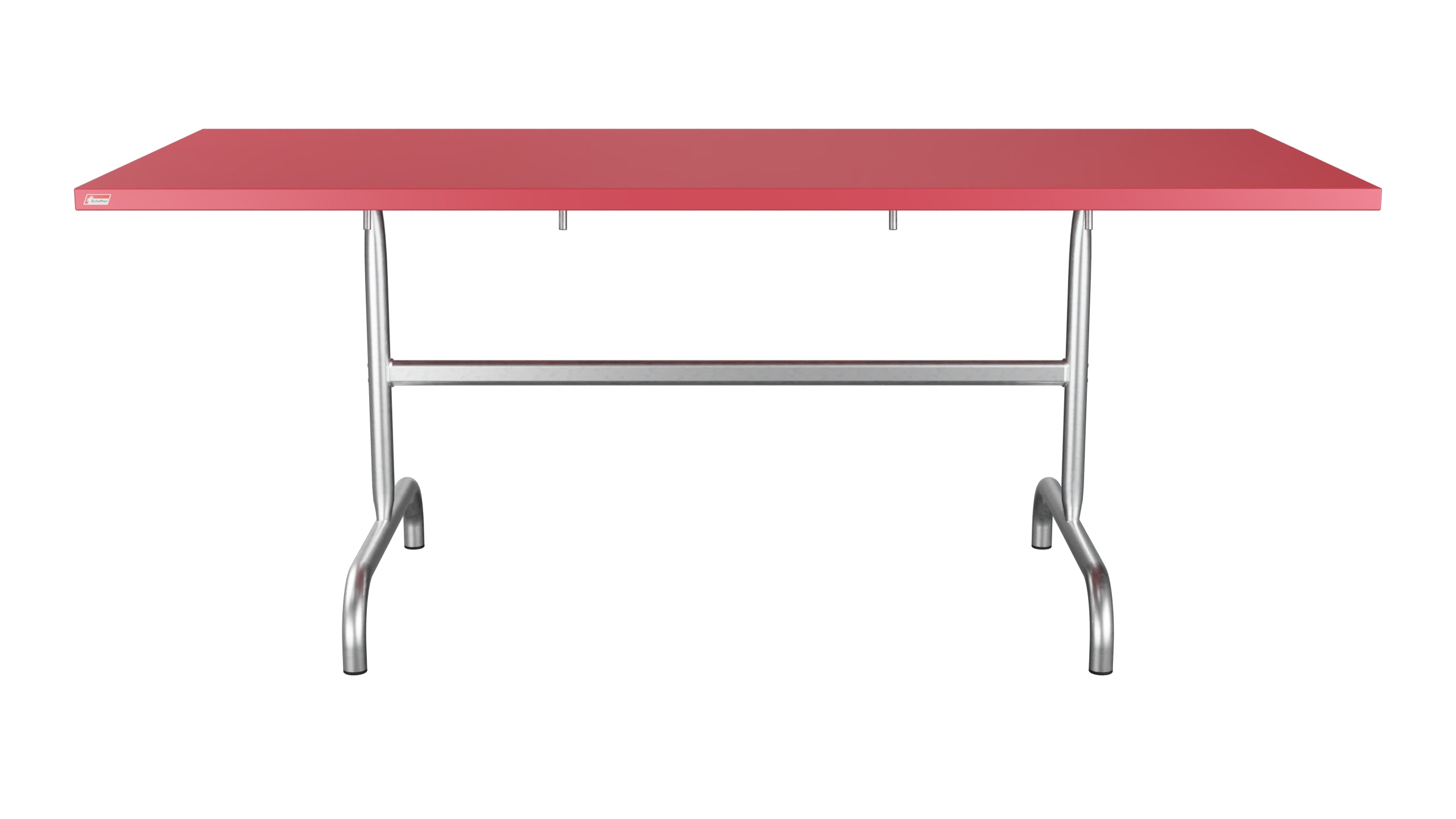 Säntis Metall-Gartentisch 180x80 klappbar in Ahornrot präsentiert im Onlineshop von KAQTU Design AG. Gartentisch ist von Schaffner