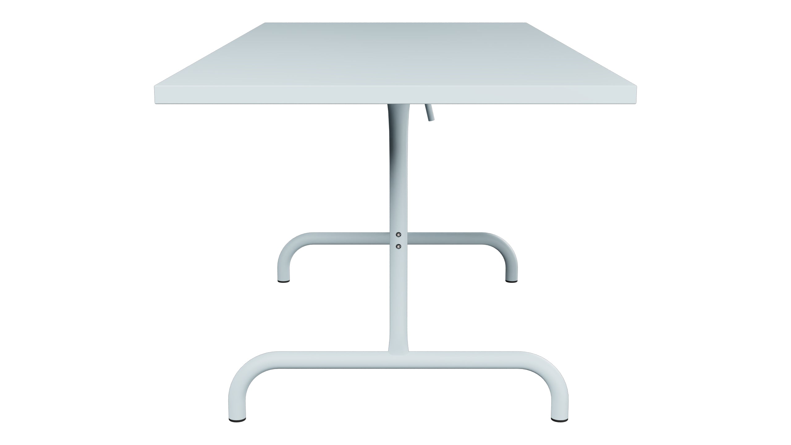 Säntis Metall-Gartentisch 180x80 klappbar in Pastellblau präsentiert im Onlineshop von KAQTU Design AG. Gartentisch ist von Schaffner