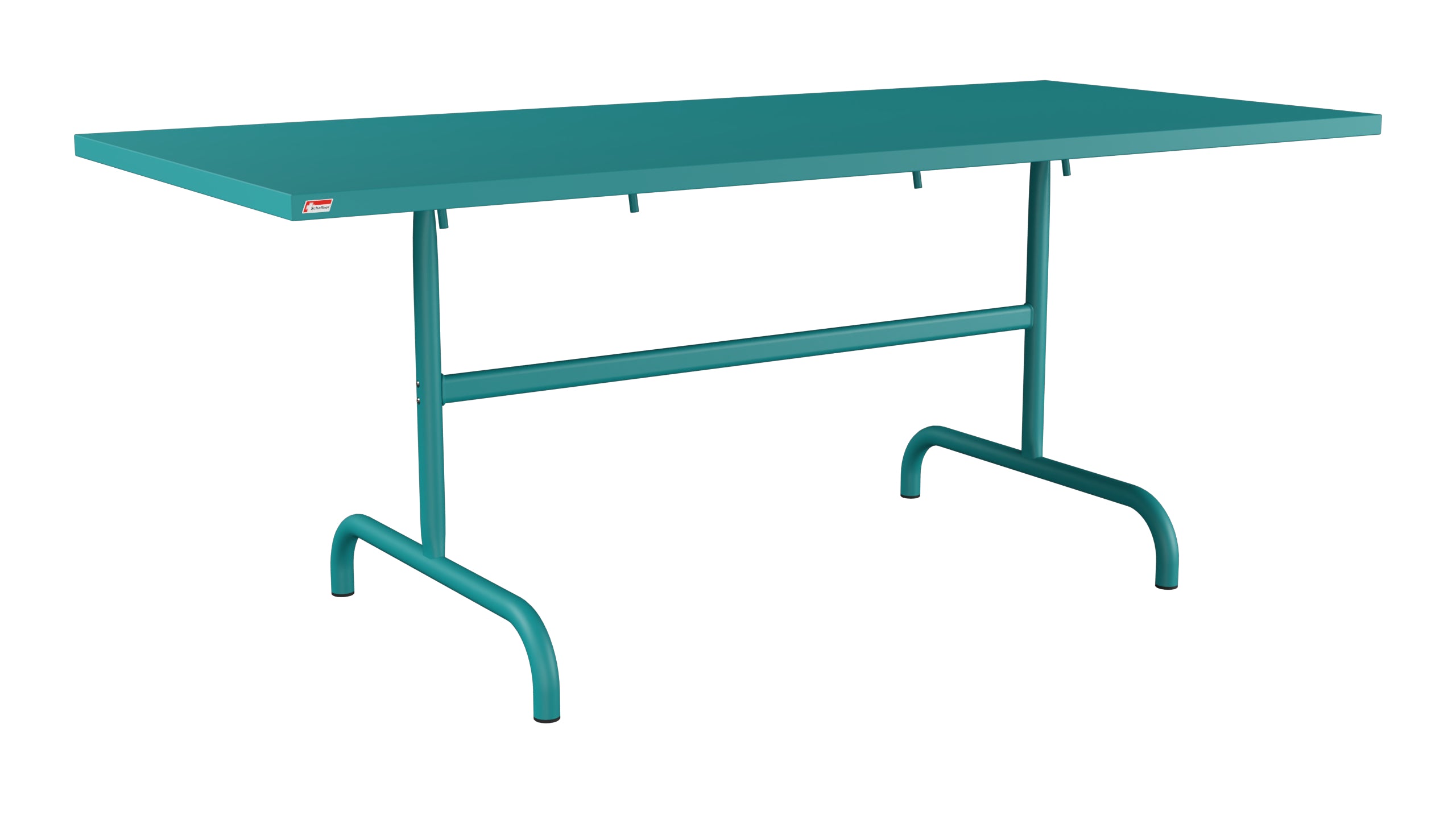 Säntis Metall-Gartentisch 180x80 klappbar in Kaliblau präsentiert im Onlineshop von KAQTU Design AG. Gartentisch ist von Schaffner
