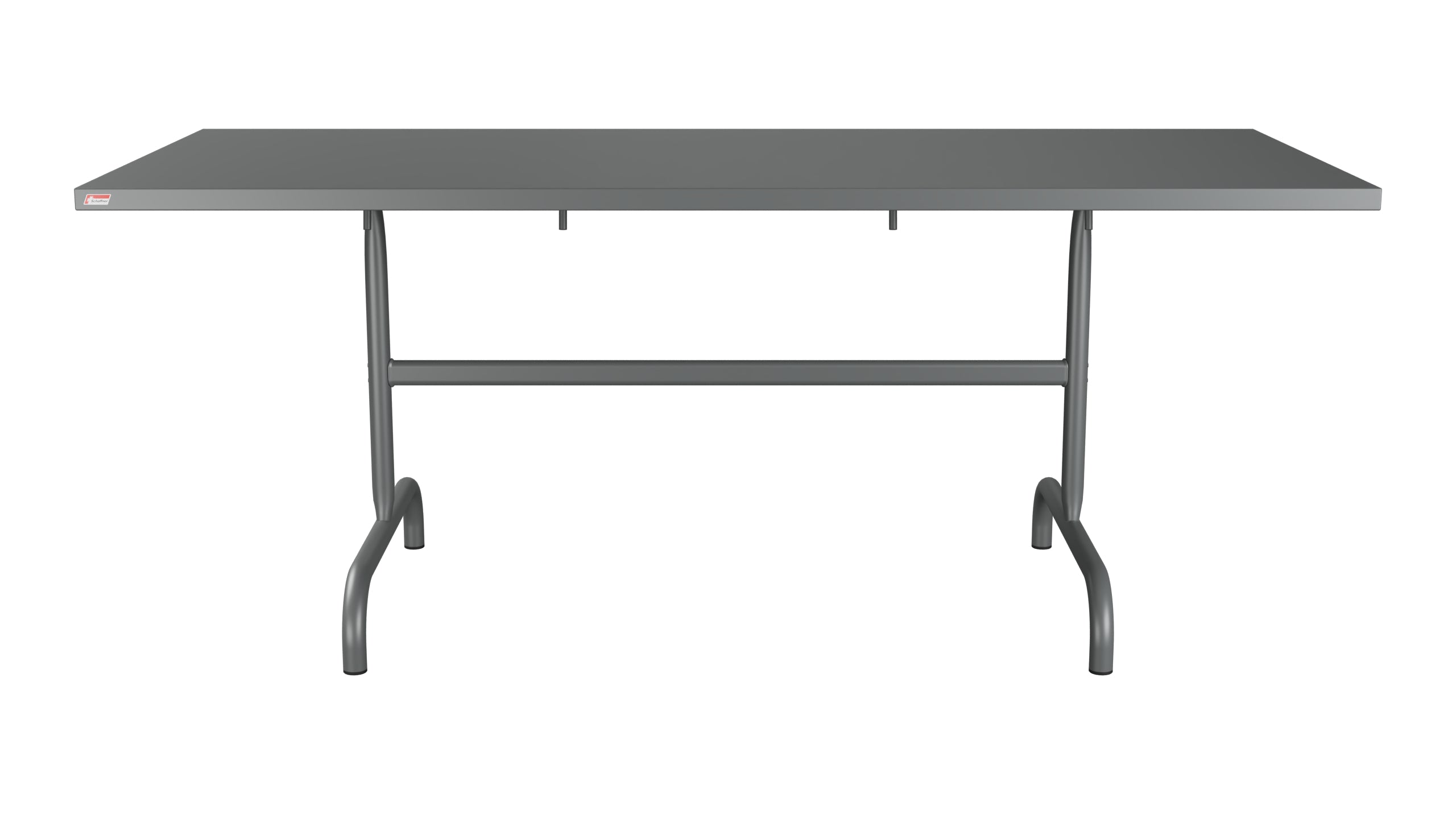 Säntis Metall-Gartentisch 180x80 klappbar in Graphit präsentiert im Onlineshop von KAQTU Design AG. Gartentisch ist von Schaffner