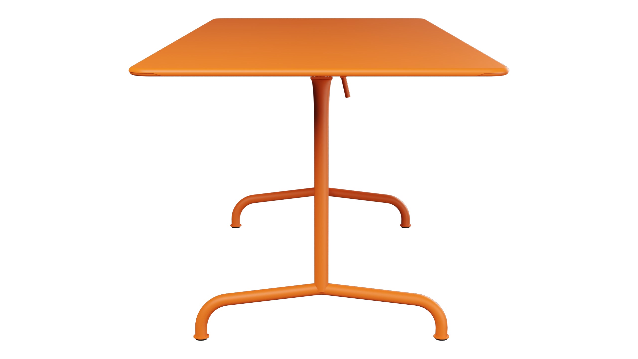 Rigi Metall-Gartentisch 180x80 klappbar in Orange präsentiert im Onlineshop von KAQTU Design AG. Gartentisch ist von Schaffner