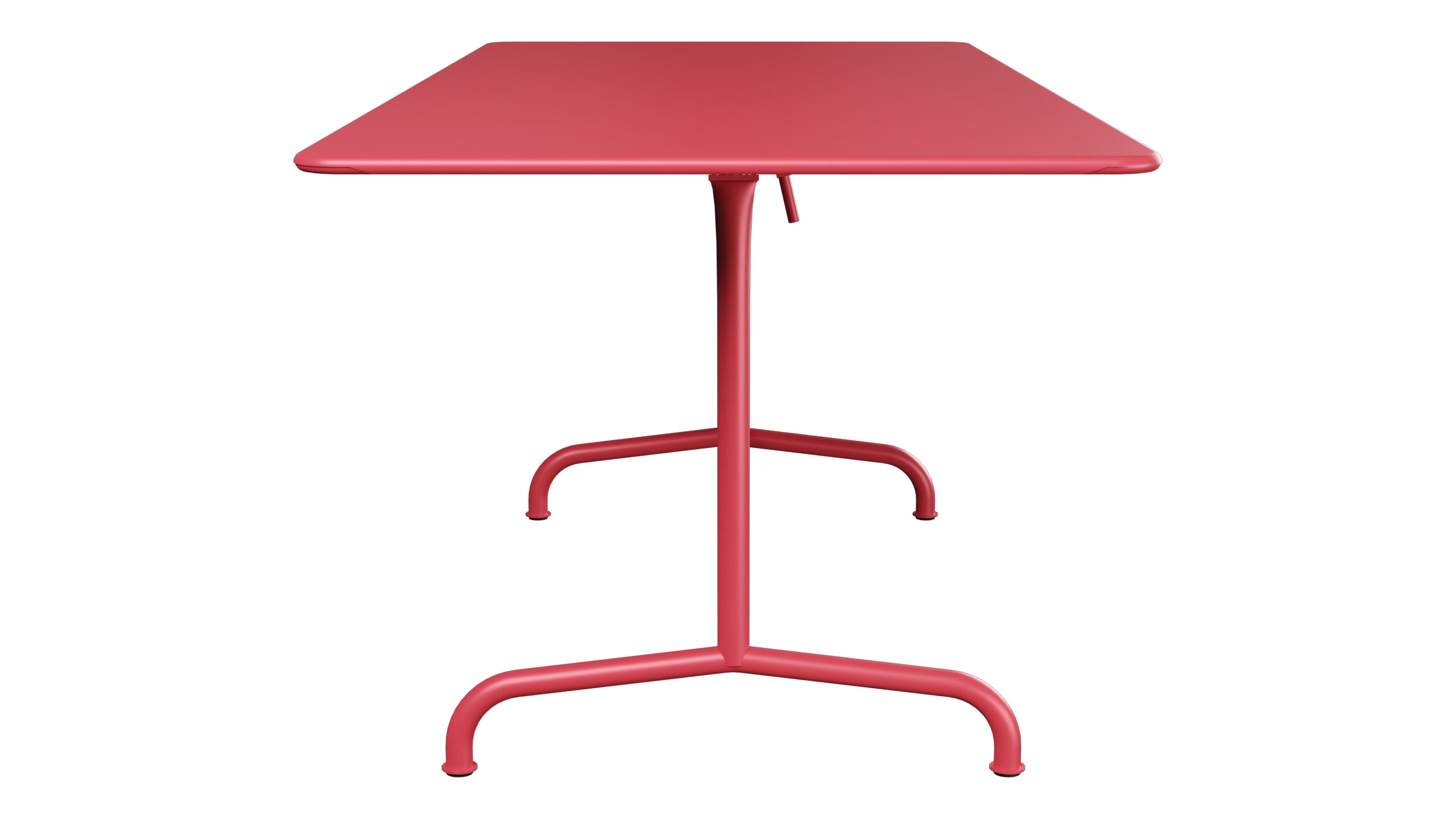 Rigi Metall-Gartentisch 180x80 klappbar in Ahornrot präsentiert im Onlineshop von KAQTU Design AG. Gartentisch ist von Schaffner