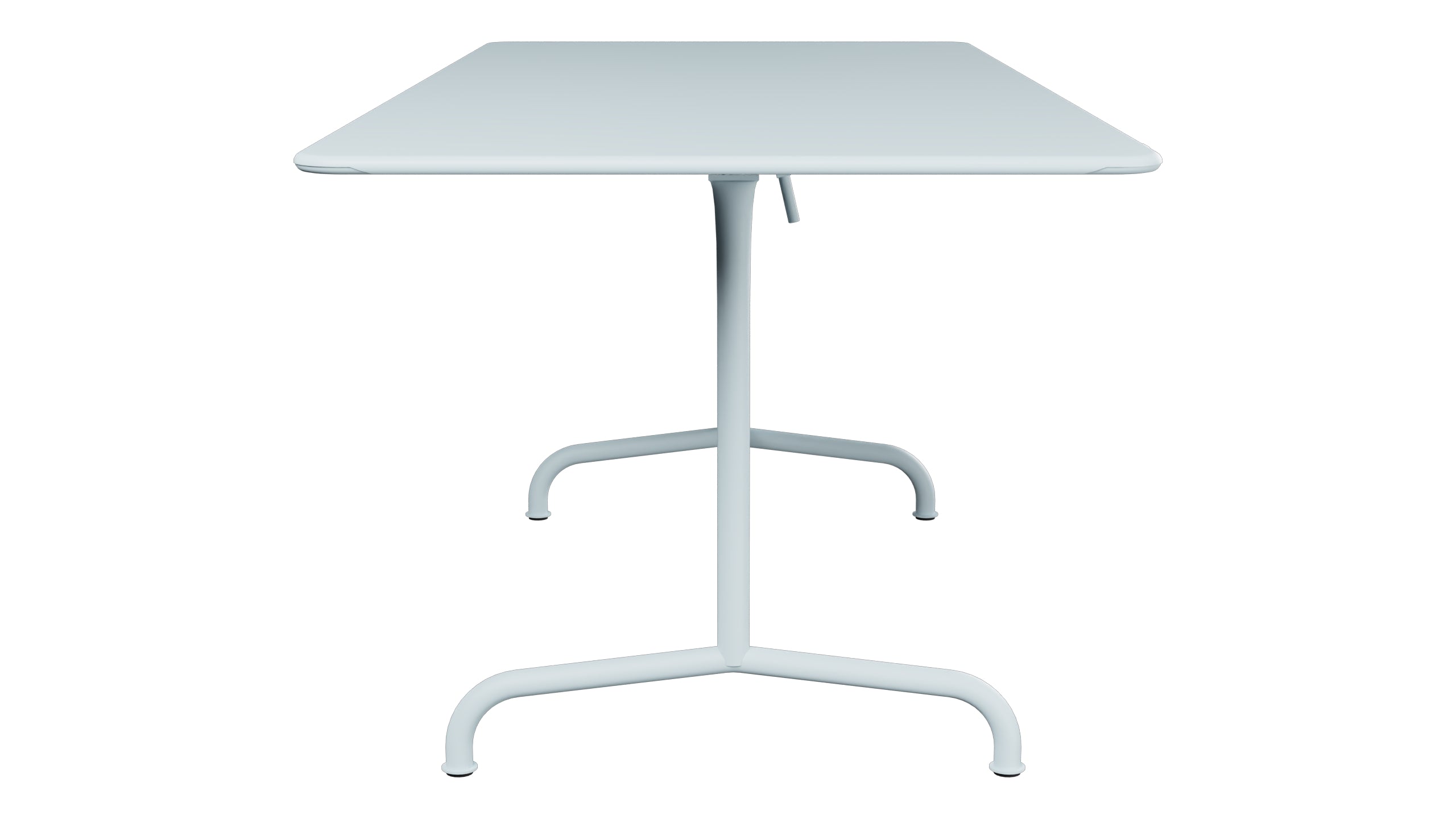 Rigi Metall-Gartentisch 180x80 klappbar in Pastellblau präsentiert im Onlineshop von KAQTU Design AG. Gartentisch ist von Schaffner