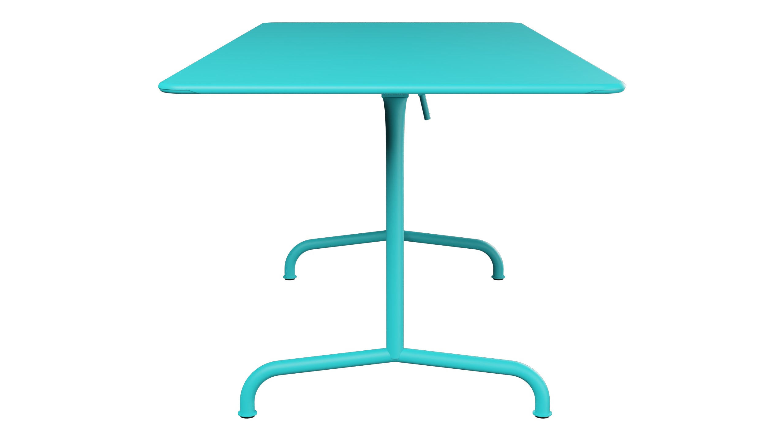 Rigi Metall-Gartentisch 180x80 klappbar in Türkis präsentiert im Onlineshop von KAQTU Design AG. Gartentisch ist von Schaffner