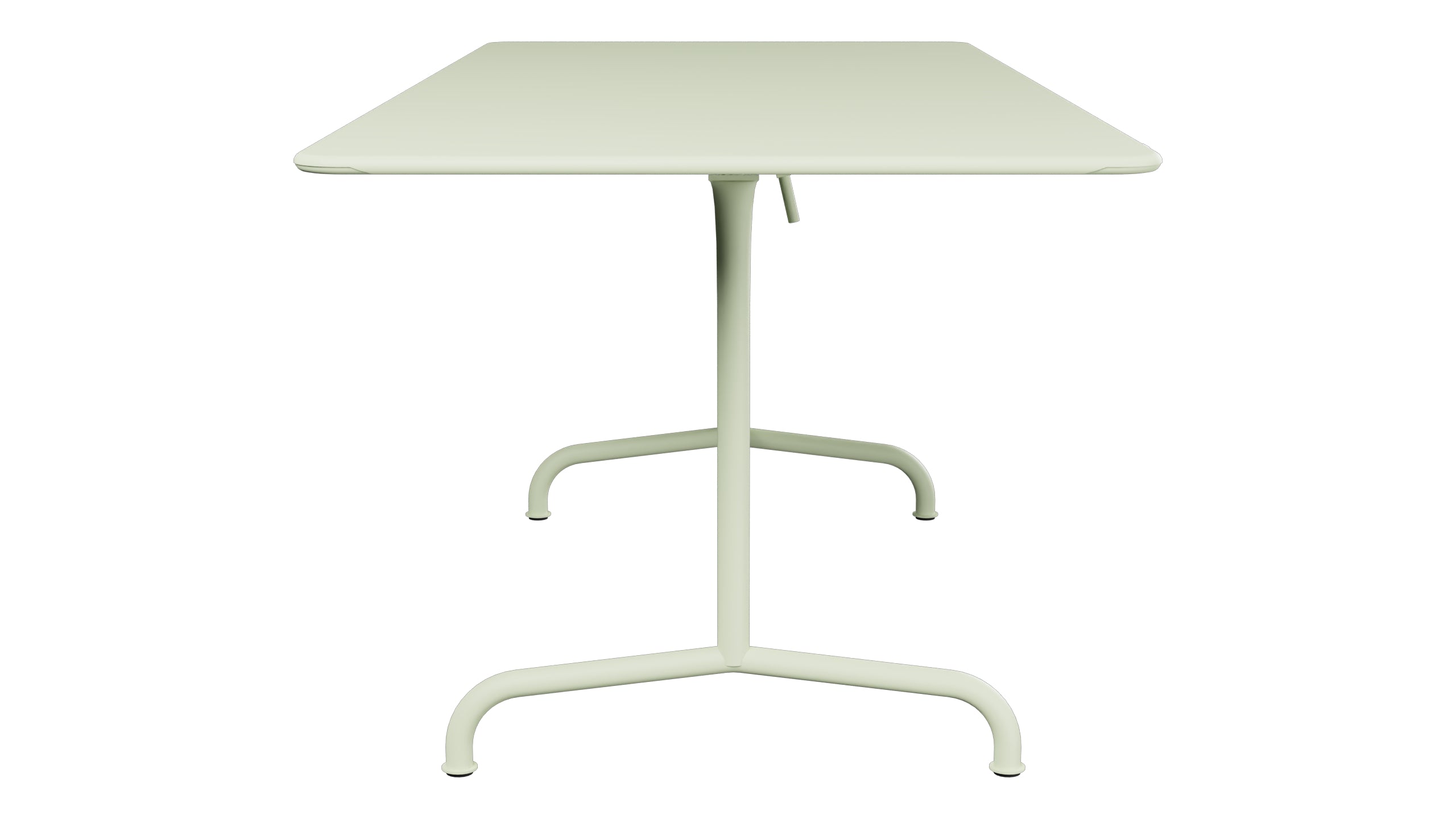 Rigi Metall-Gartentisch 180x80 klappbar in Pastellgrün präsentiert im Onlineshop von KAQTU Design AG. Gartentisch ist von Schaffner