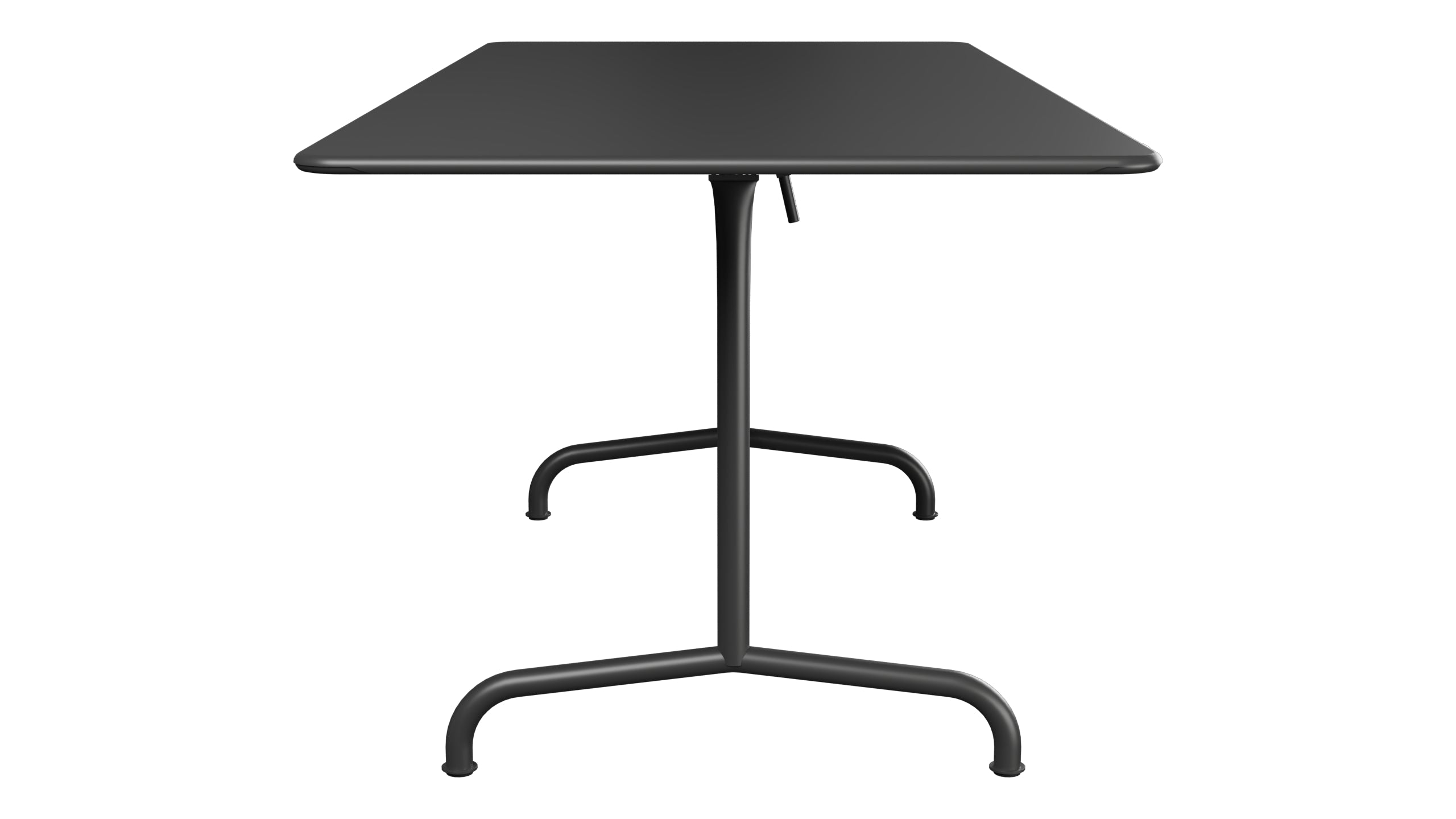 Rigi Metall-Gartentisch 180x80 klappbar in Anthrazit präsentiert im Onlineshop von KAQTU Design AG. Gartentisch ist von Schaffner