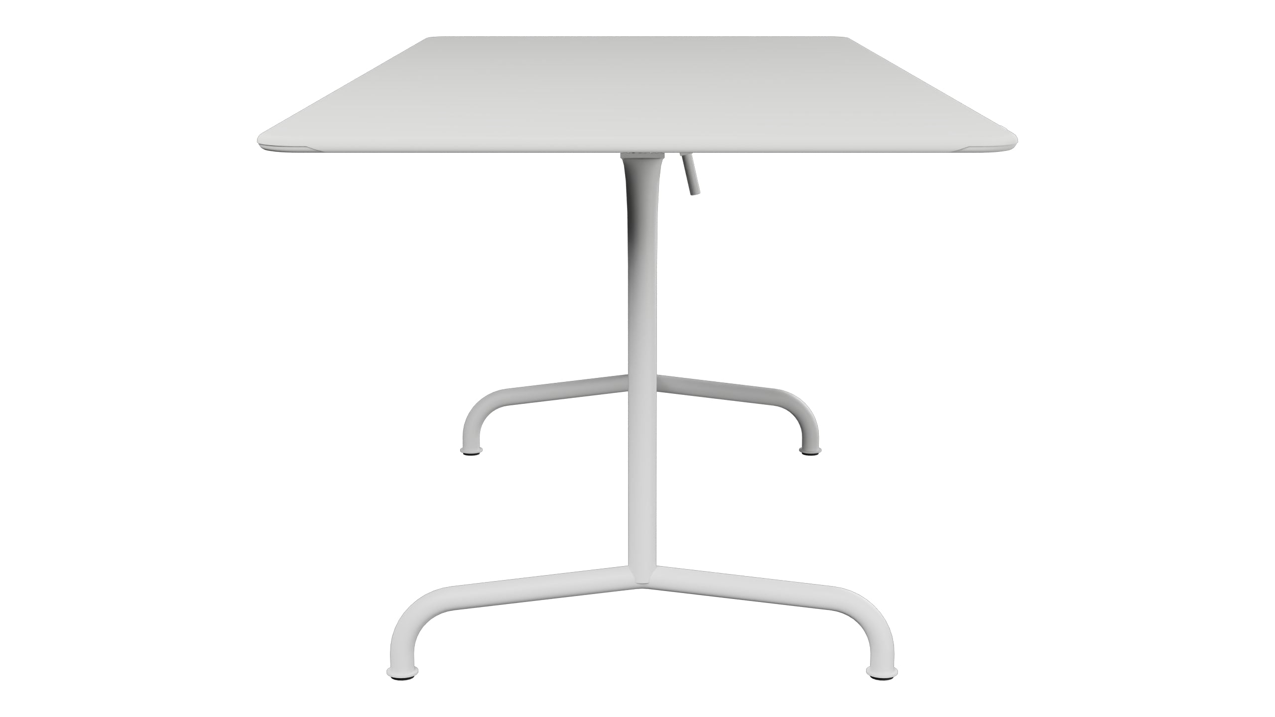 Rigi Metall-Gartentisch 180x80 klappbar in Alusilber präsentiert im Onlineshop von KAQTU Design AG. Gartentisch ist von Schaffner