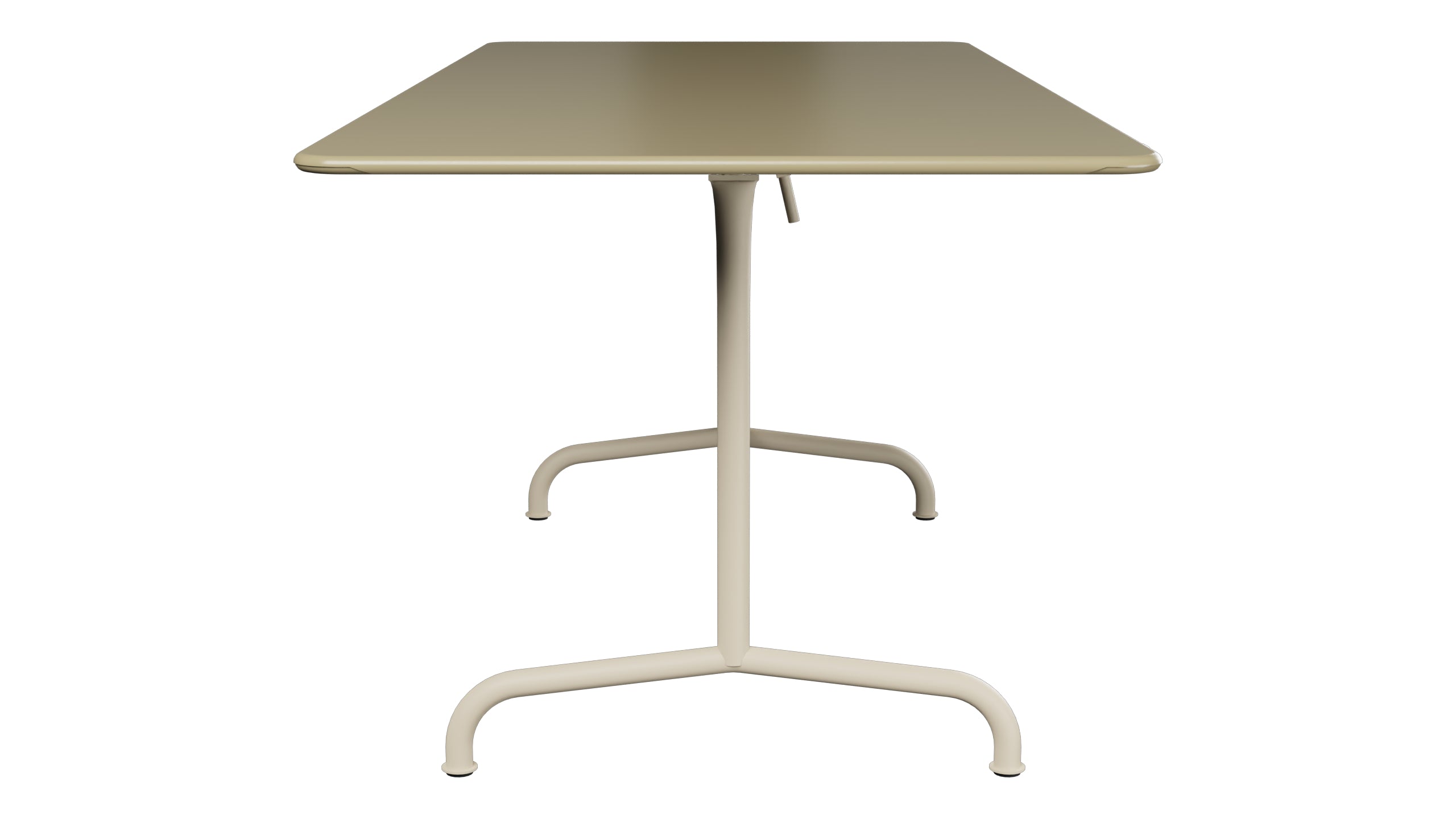 Rigi Metall-Gartentisch 180x80 klappbar in Champagner präsentiert im Onlineshop von KAQTU Design AG. Gartentisch ist von Schaffner