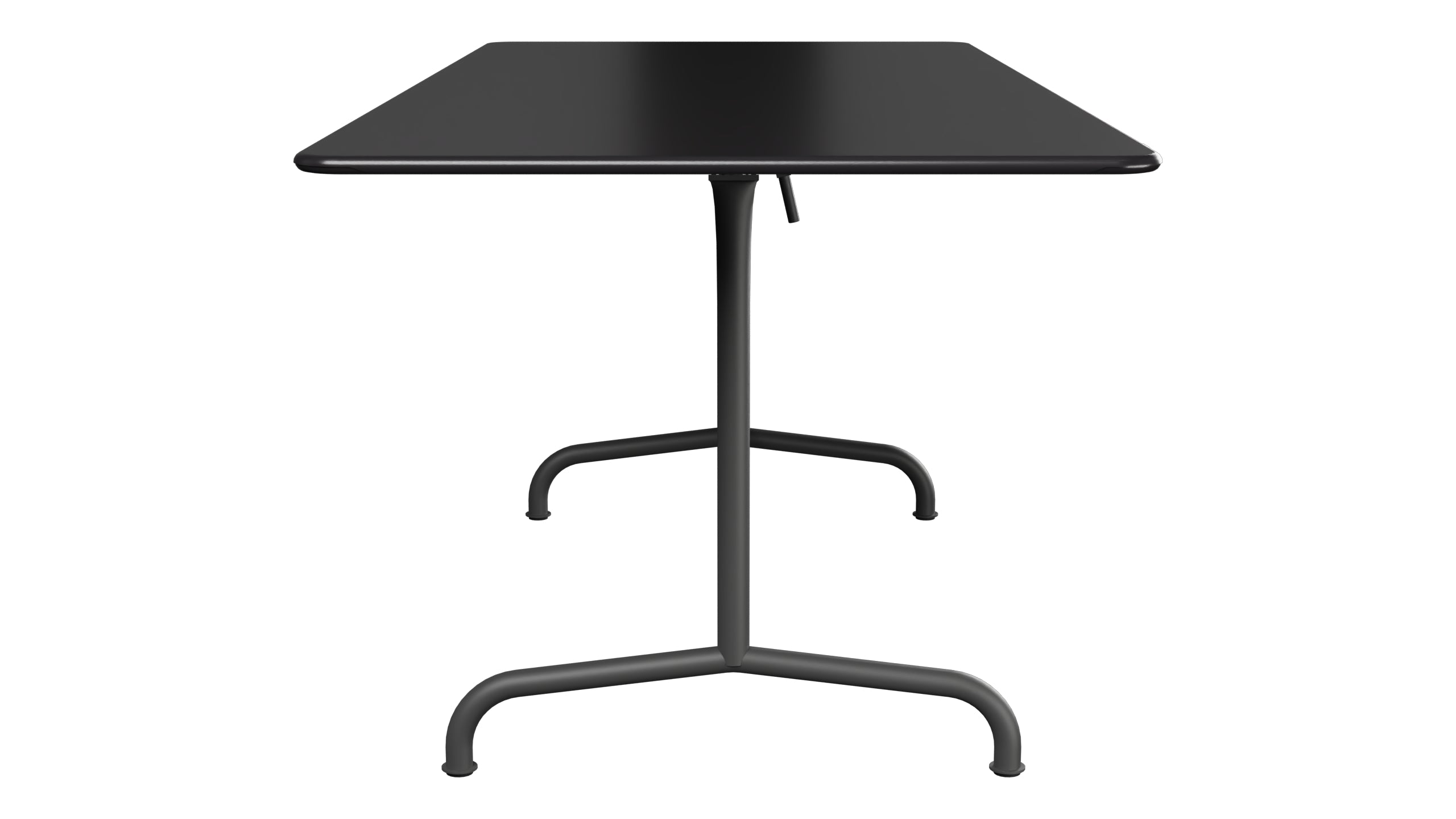 Rigi Metall-Gartentisch 180x80 klappbar in Schwarz präsentiert im Onlineshop von KAQTU Design AG. Gartentisch ist von Schaffner