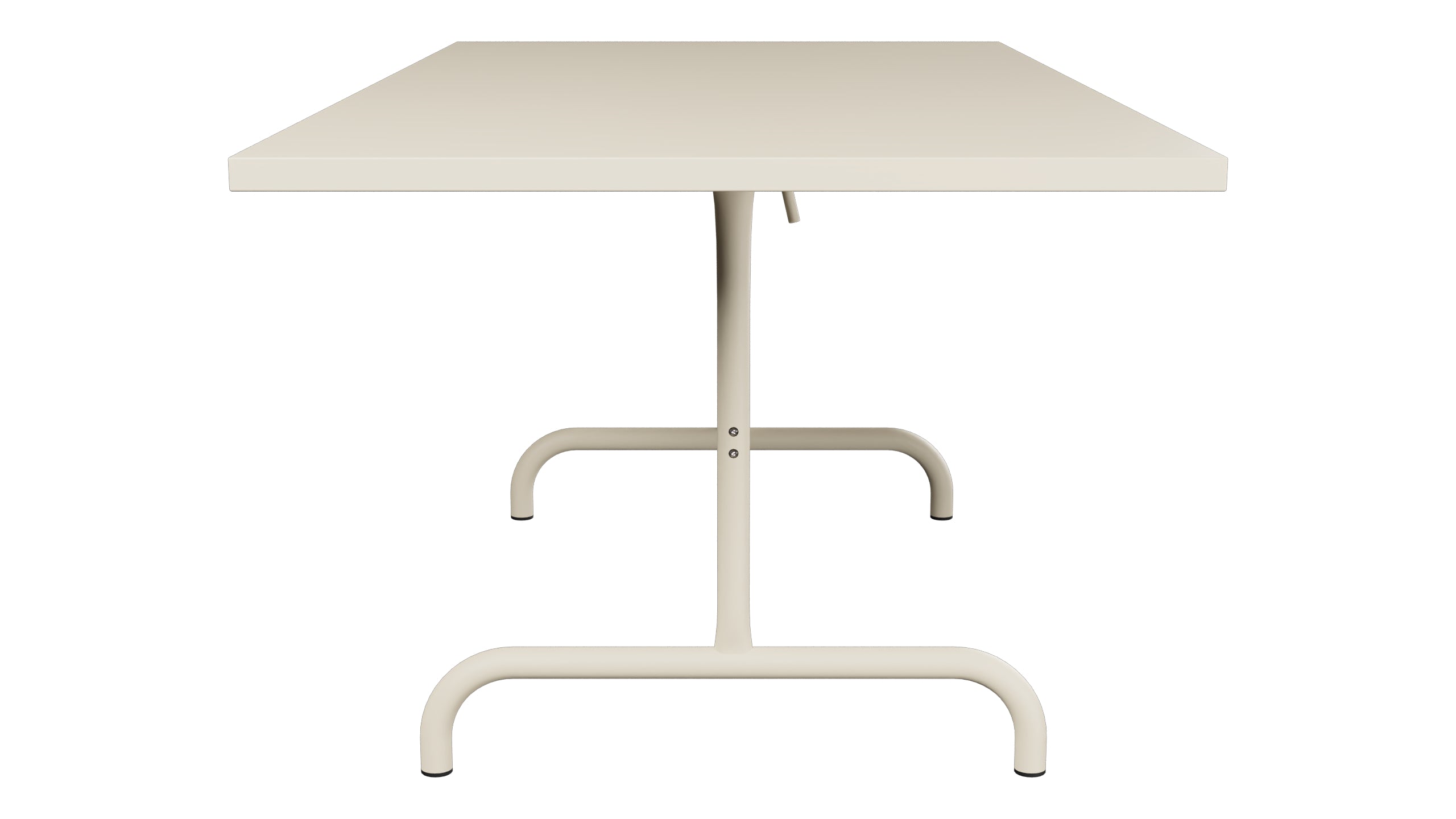 Säntis Metall-Gartentisch 180x90 klappbar in Pastellsand präsentiert im Onlineshop von KAQTU Design AG. Gartentisch ist von Schaffner