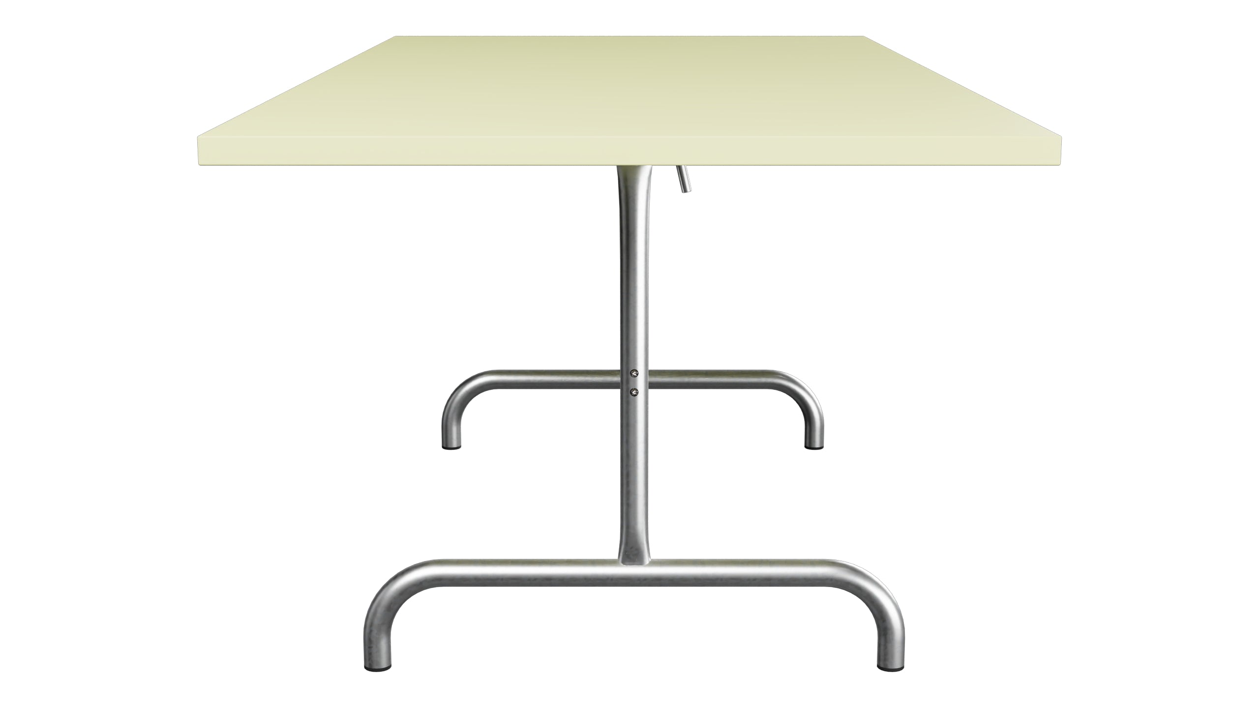 Säntis Metall-Gartentisch 180x90 klappbar in Buchsbaumgelb präsentiert im Onlineshop von KAQTU Design AG. Gartentisch ist von Schaffner