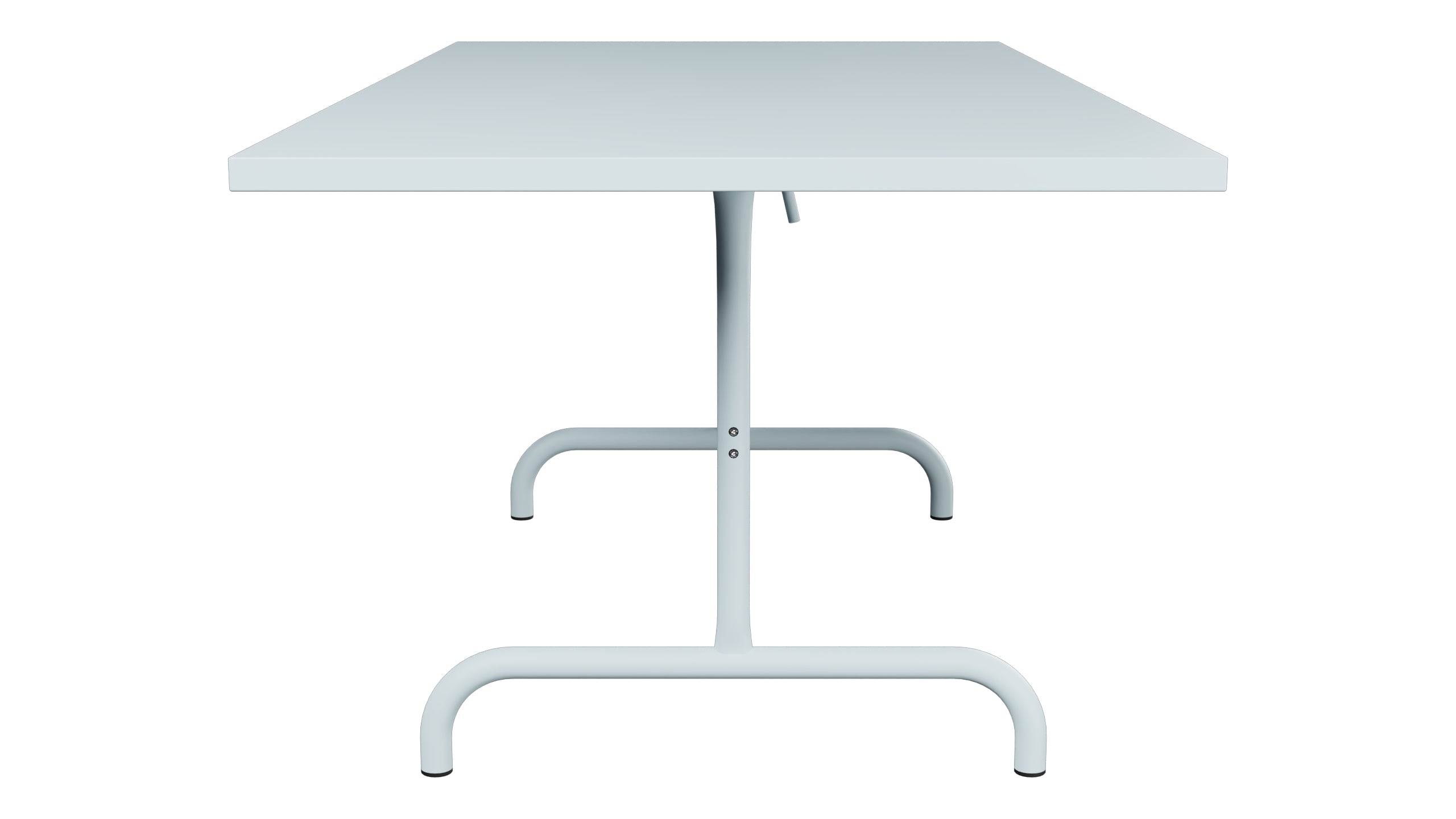 Säntis Metall-Gartentisch 180x90 klappbar in Pastellblau präsentiert im Onlineshop von KAQTU Design AG. Gartentisch ist von Schaffner